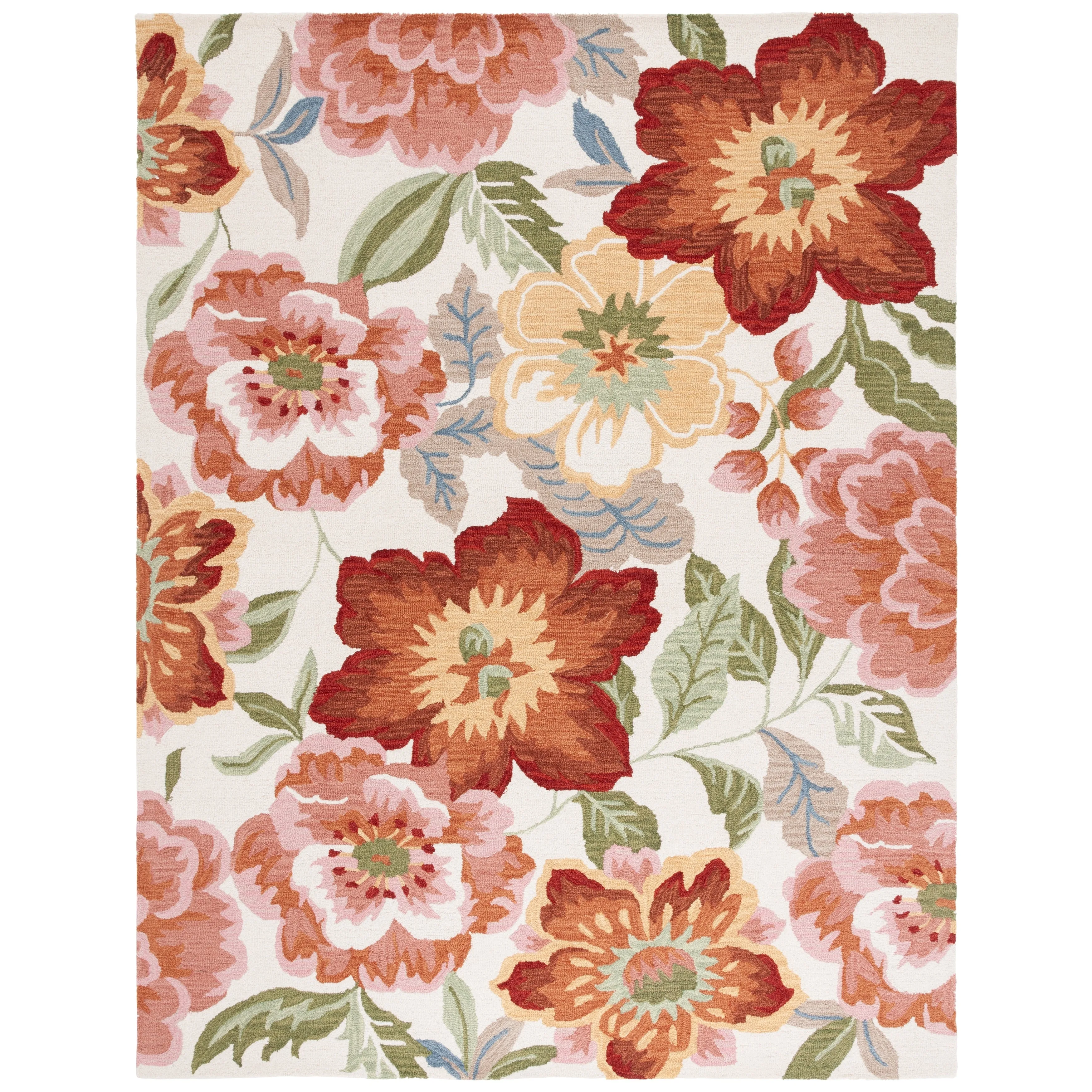SAFAVIEH Handmade Chelsea Square Dance Country Wool Rug