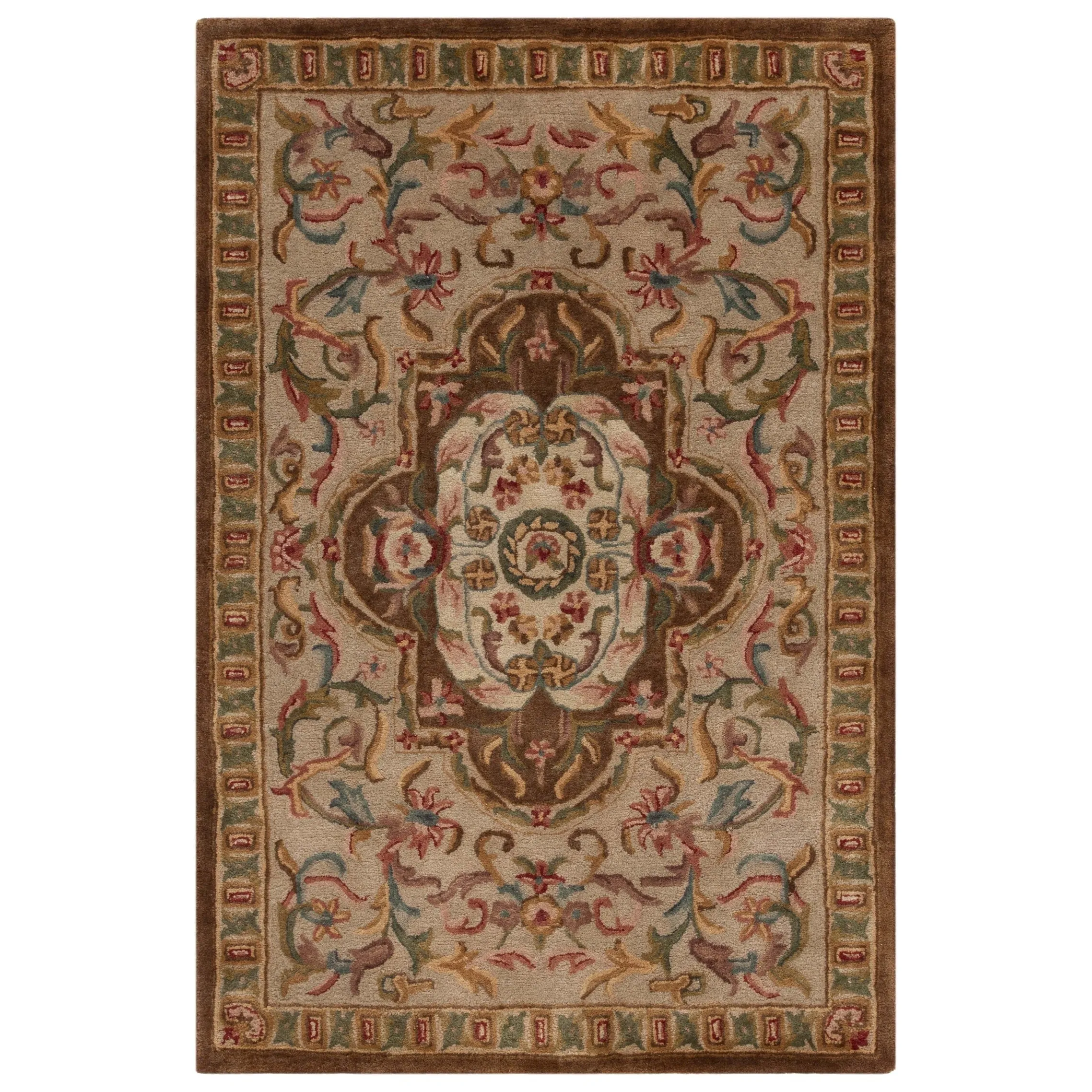 SAFAVIEH Handmade Classic Nidhi Traditional Oriental Wool Rug