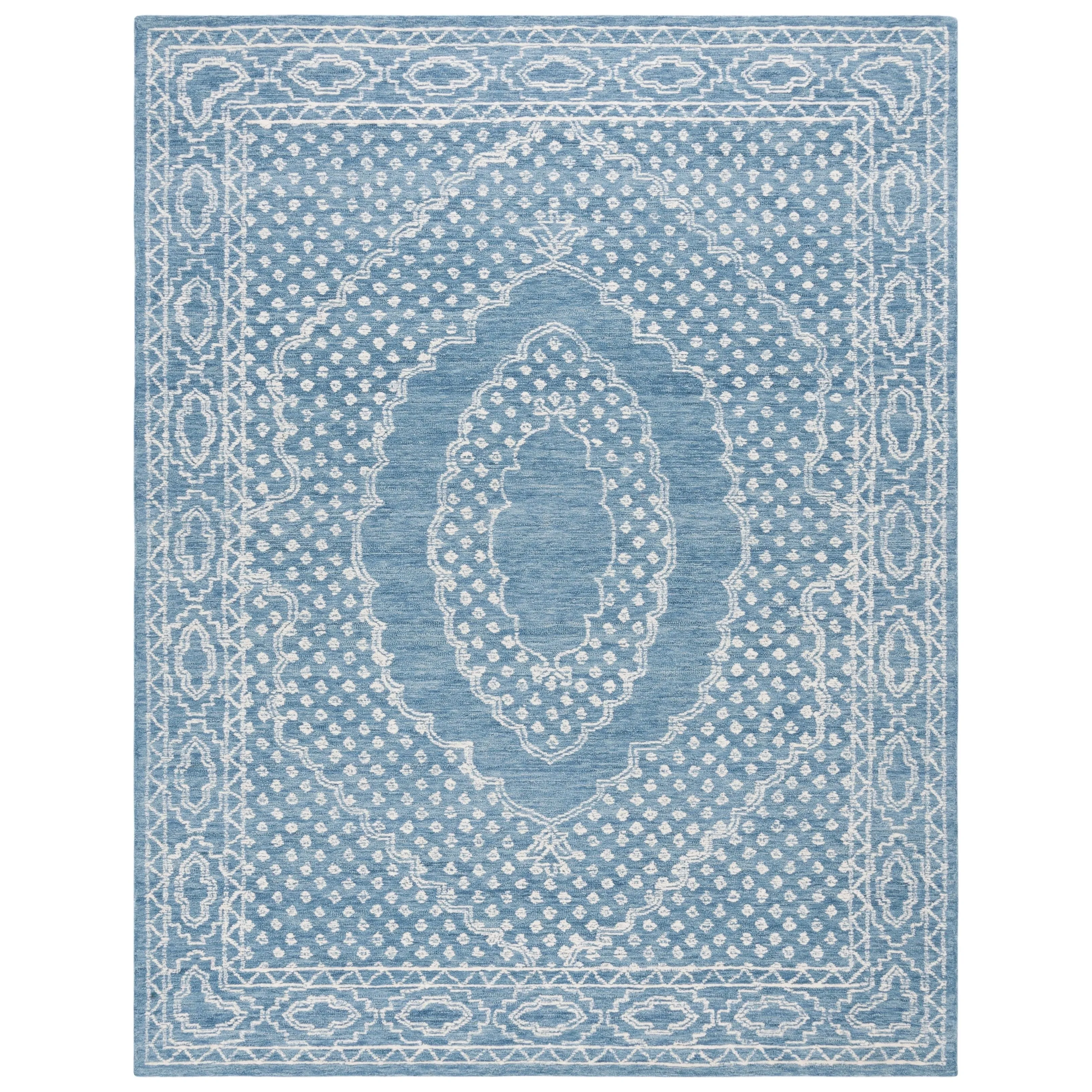 SAFAVIEH Handmade Ebony Branddis Modern Wool Rug