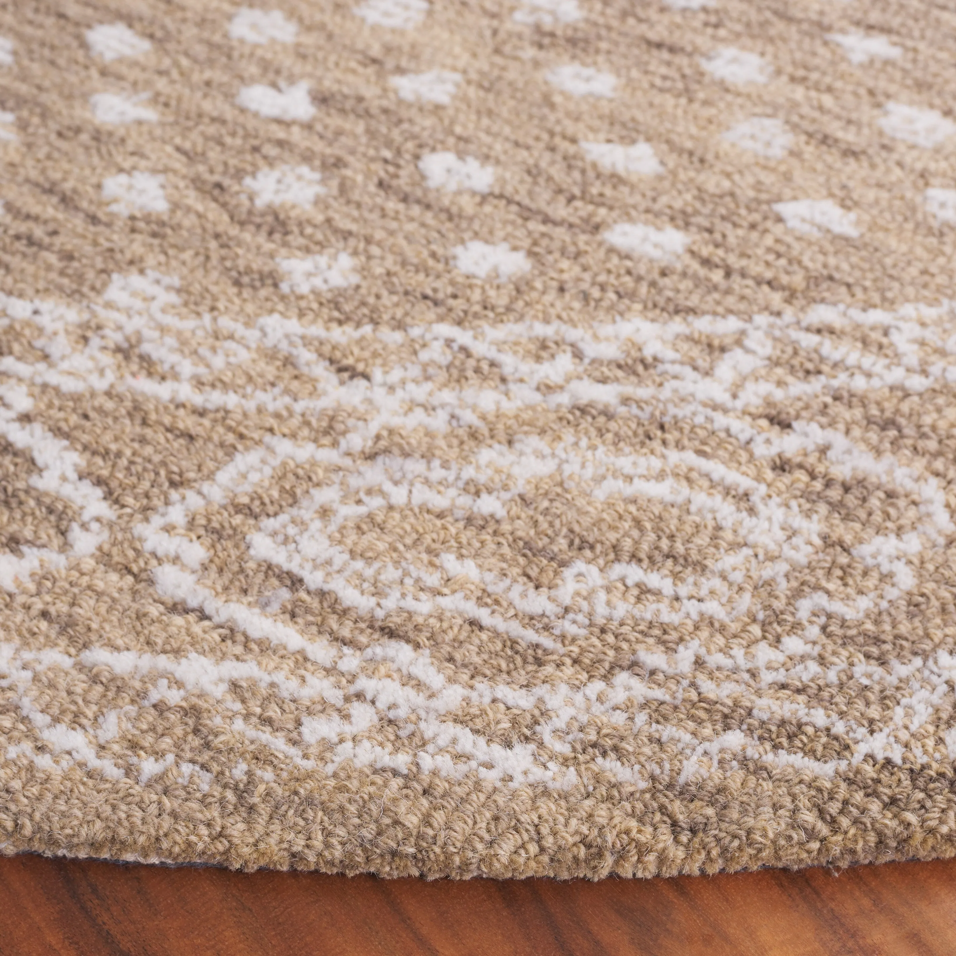 SAFAVIEH Handmade Ebony Branddis Modern Wool Rug