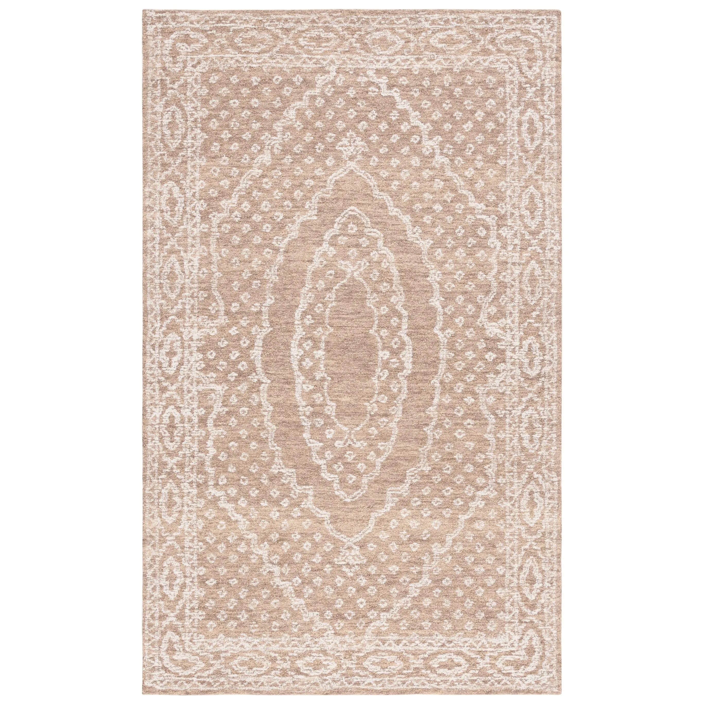 SAFAVIEH Handmade Ebony Branddis Modern Wool Rug