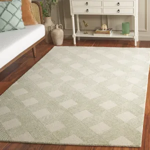 SAFAVIEH Handmade Ebony Enni Geometric Wool Rug