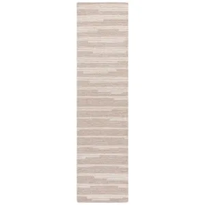 SAFAVIEH Handmade Ebony Mahnaz Modern Striped Wool Rug