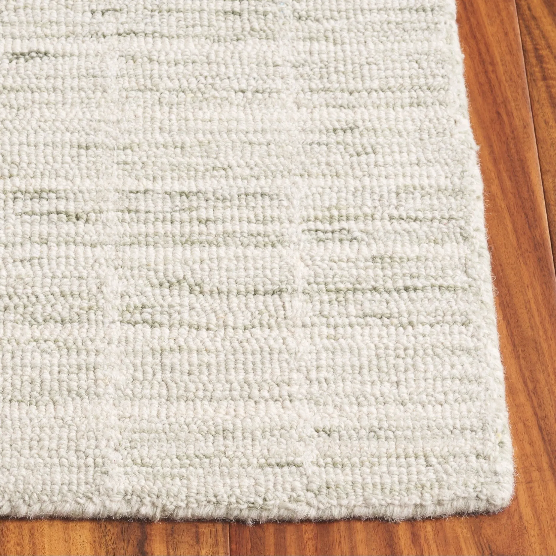 SAFAVIEH Handmade Ebony Peigi Geometric Wool Rug