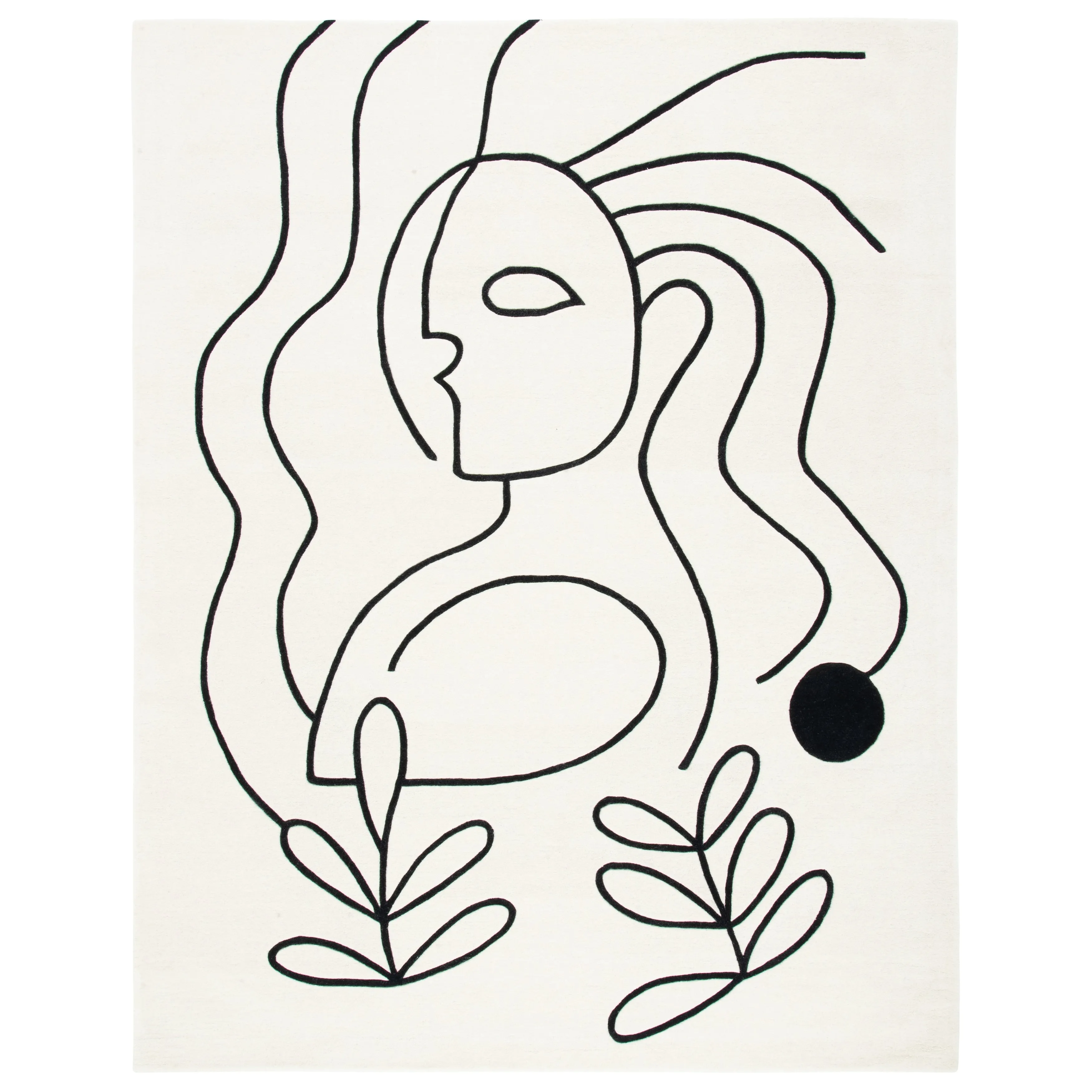 SAFAVIEH Handmade Fifth Avenue Chayah Mid-Century Modern Wool Rug