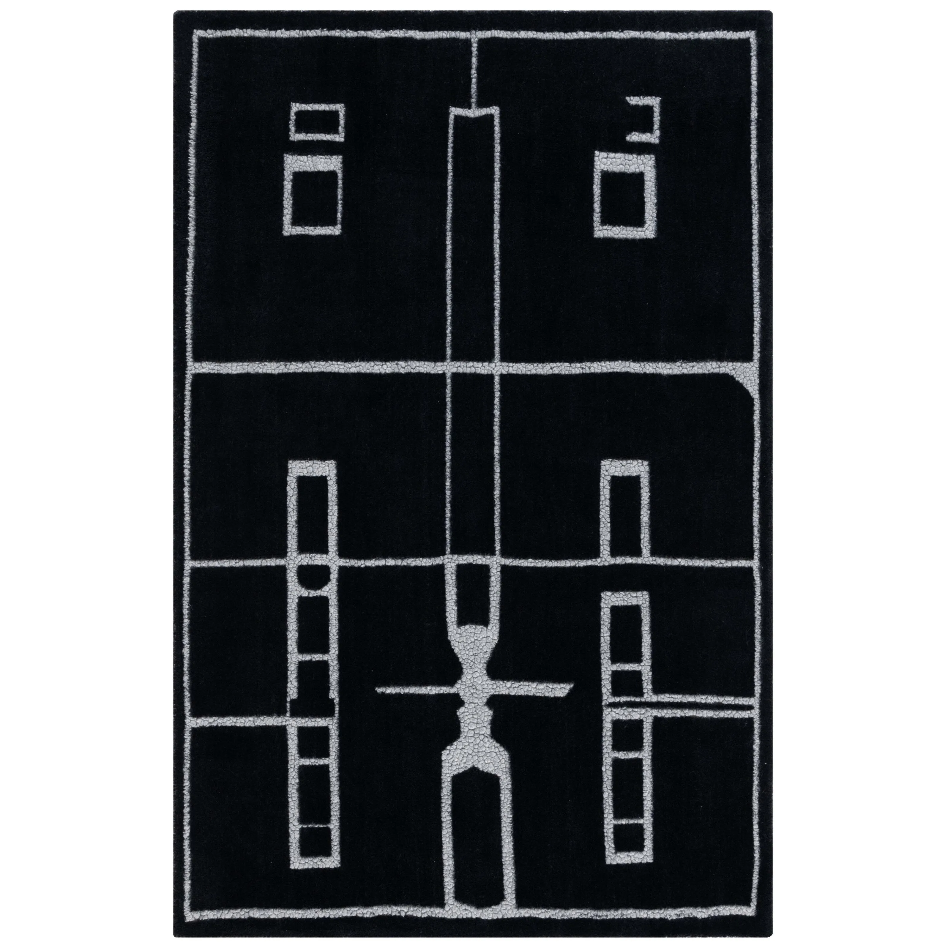 SAFAVIEH Handmade Fifth Avenue Laetitia Mid-Century Modern Wool Rug