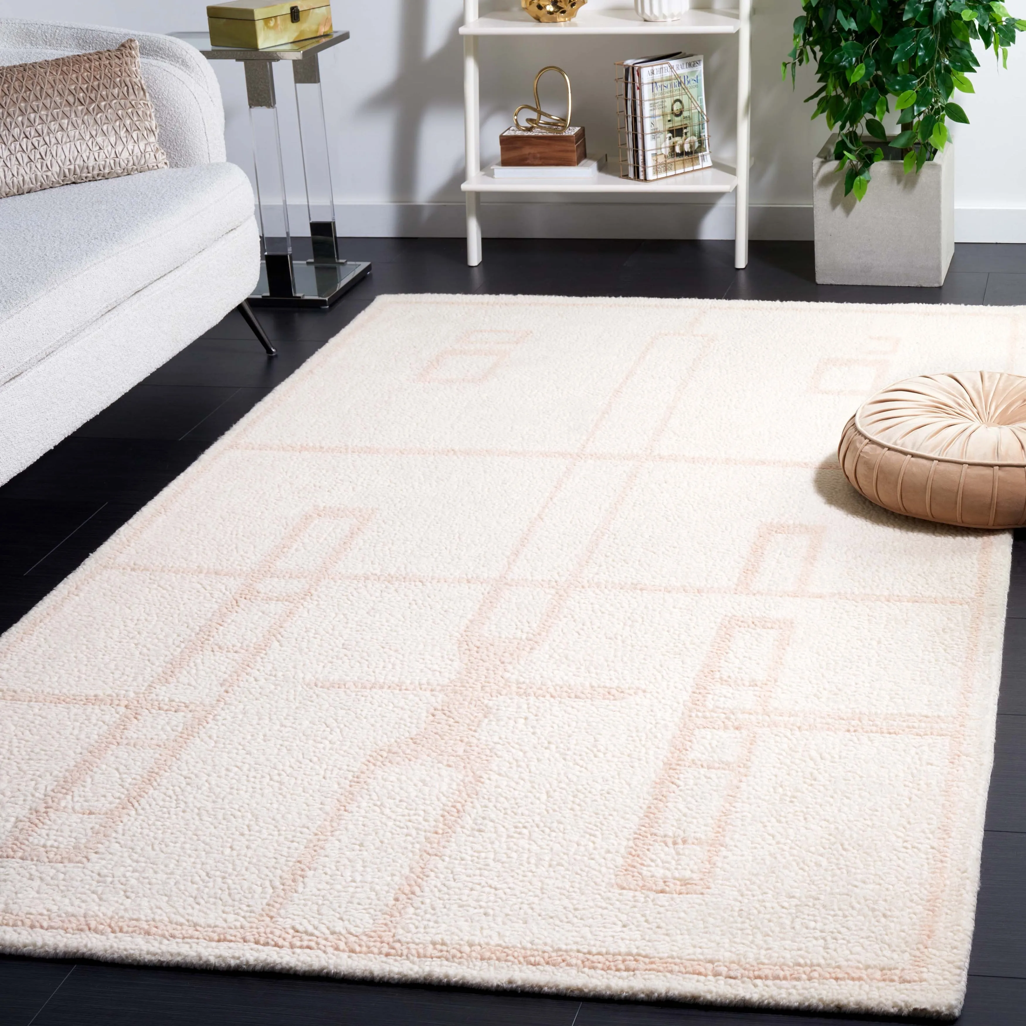 SAFAVIEH Handmade Fifth Avenue Laetitia Mid-Century Modern Wool Rug