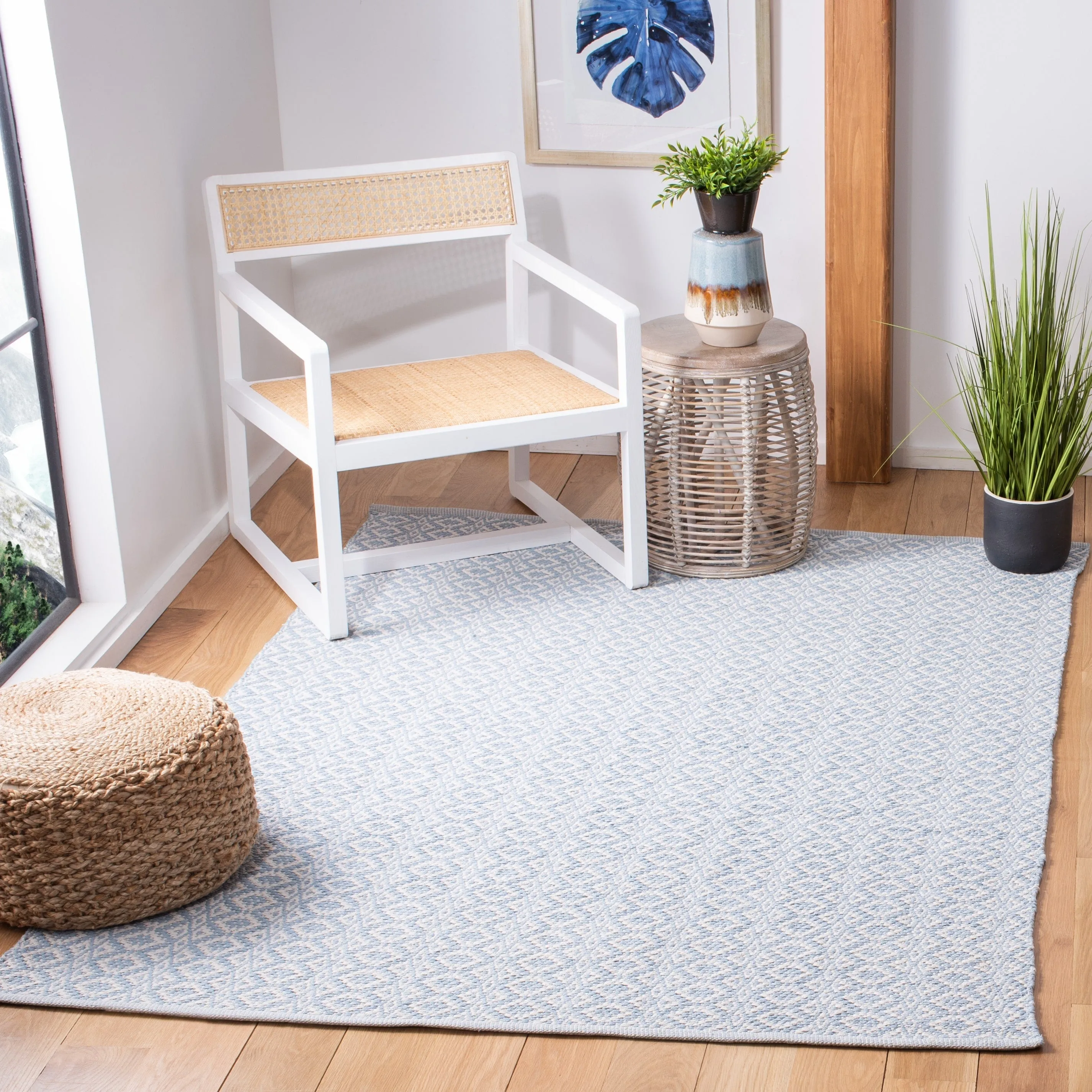 SAFAVIEH Handmade Flatweave Montauk Anky Casual Cotton Rug