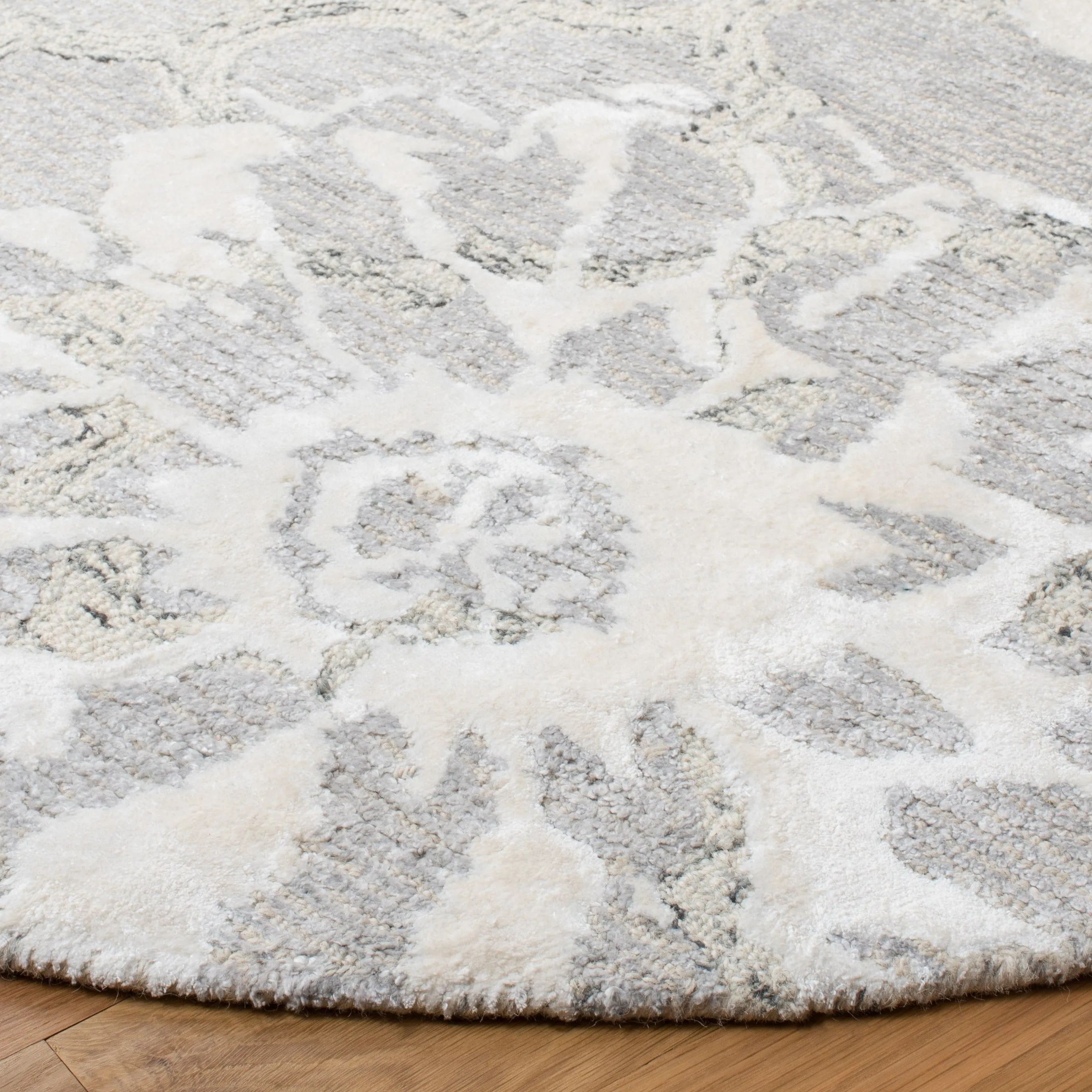 SAFAVIEH Handmade Glamour Florelle Floral Trellis Wool/ Viscose Rug
