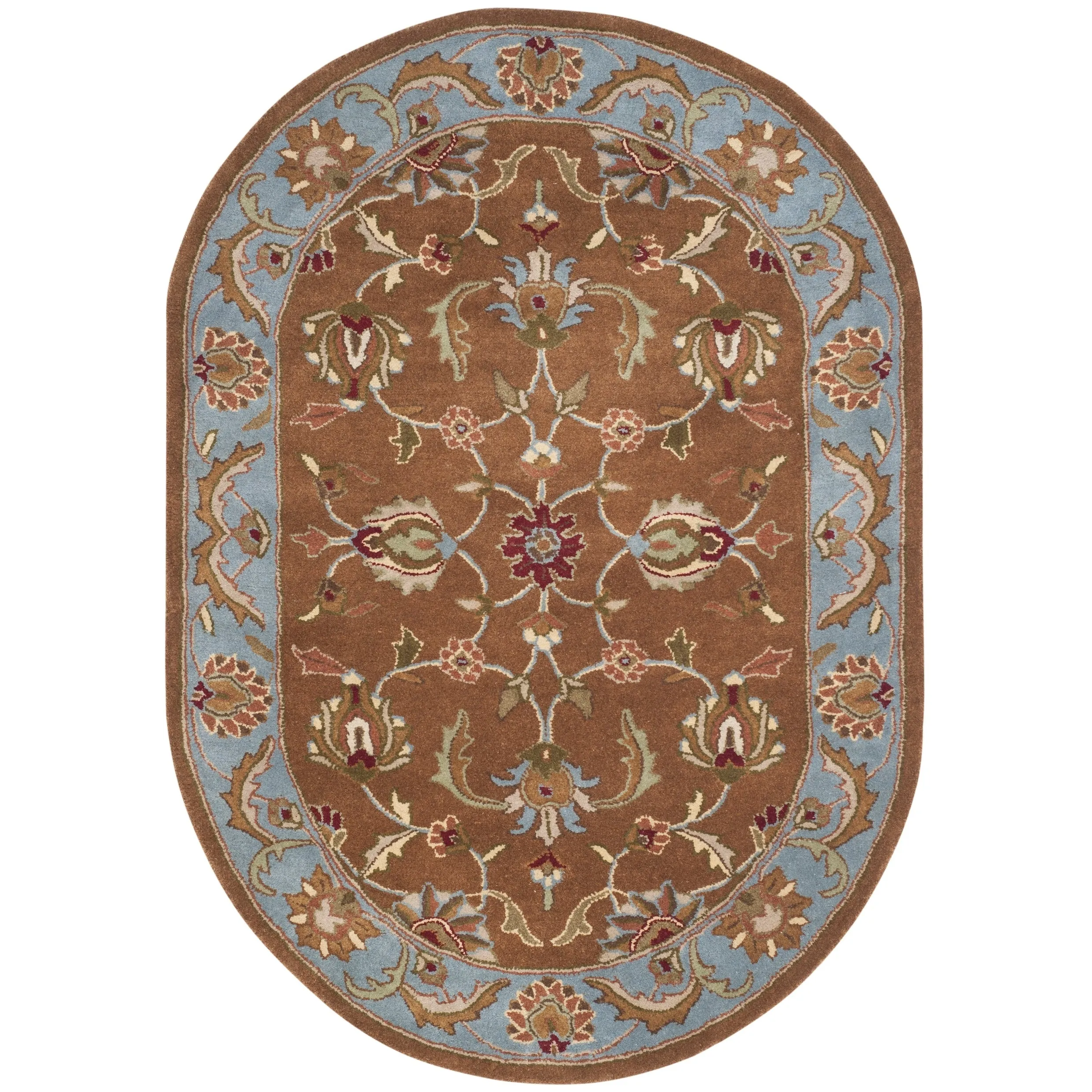 SAFAVIEH Handmade Heritage Full Bloom Traditional Oriental Wool Rug