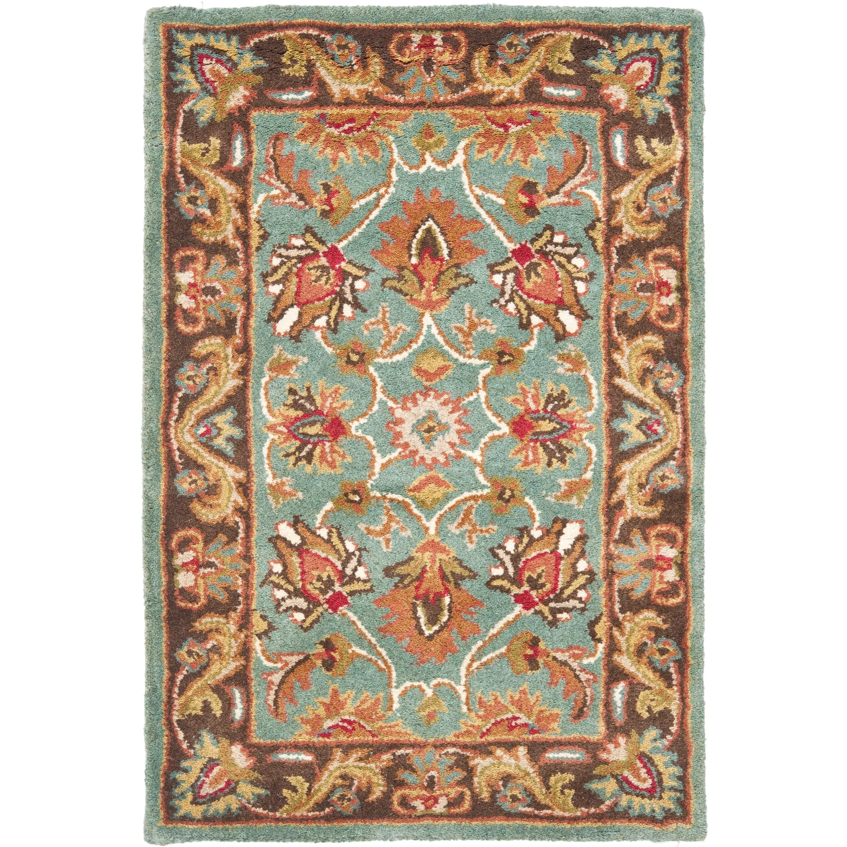 SAFAVIEH Handmade Heritage Full Bloom Traditional Oriental Wool Rug