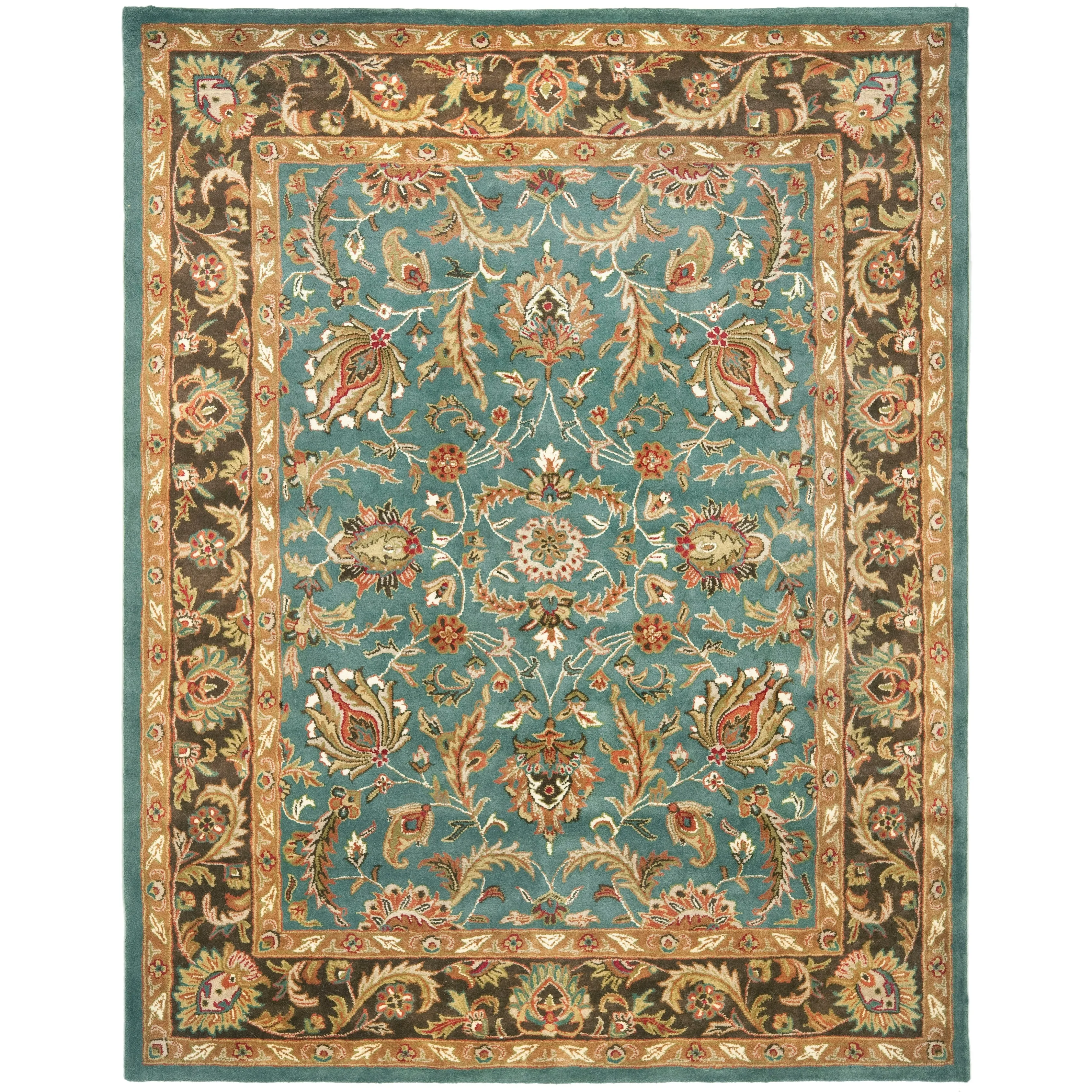 SAFAVIEH Handmade Heritage Full Bloom Traditional Oriental Wool Rug