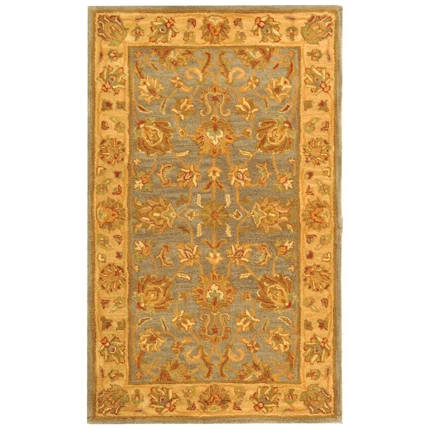 SAFAVIEH Handmade Heritage Kimono Traditional Oriental Wool Rug