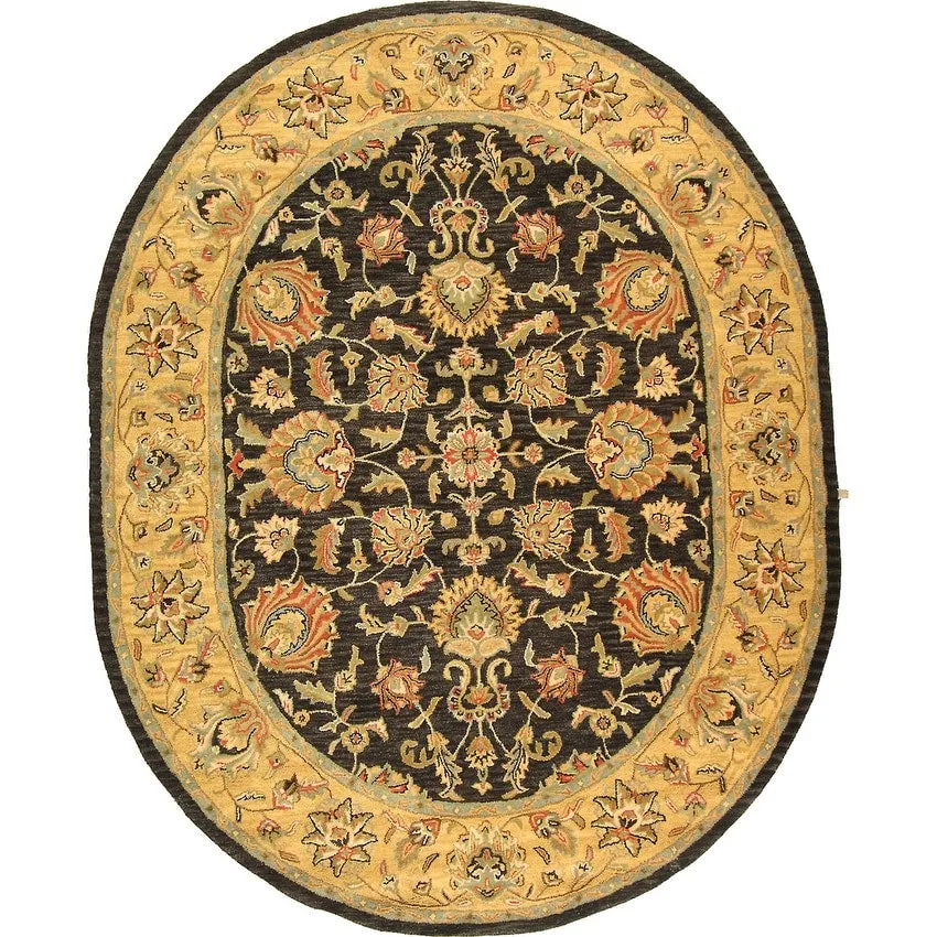 SAFAVIEH Handmade Heritage Kimono Traditional Oriental Wool Rug