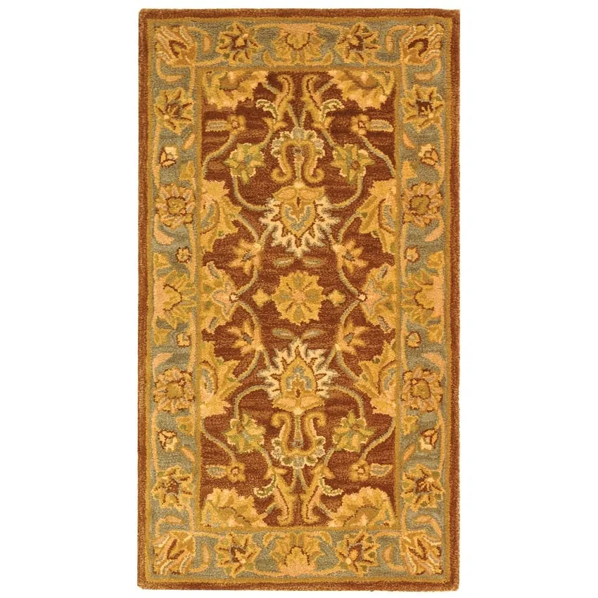 SAFAVIEH Handmade Heritage Kimono Traditional Oriental Wool Rug