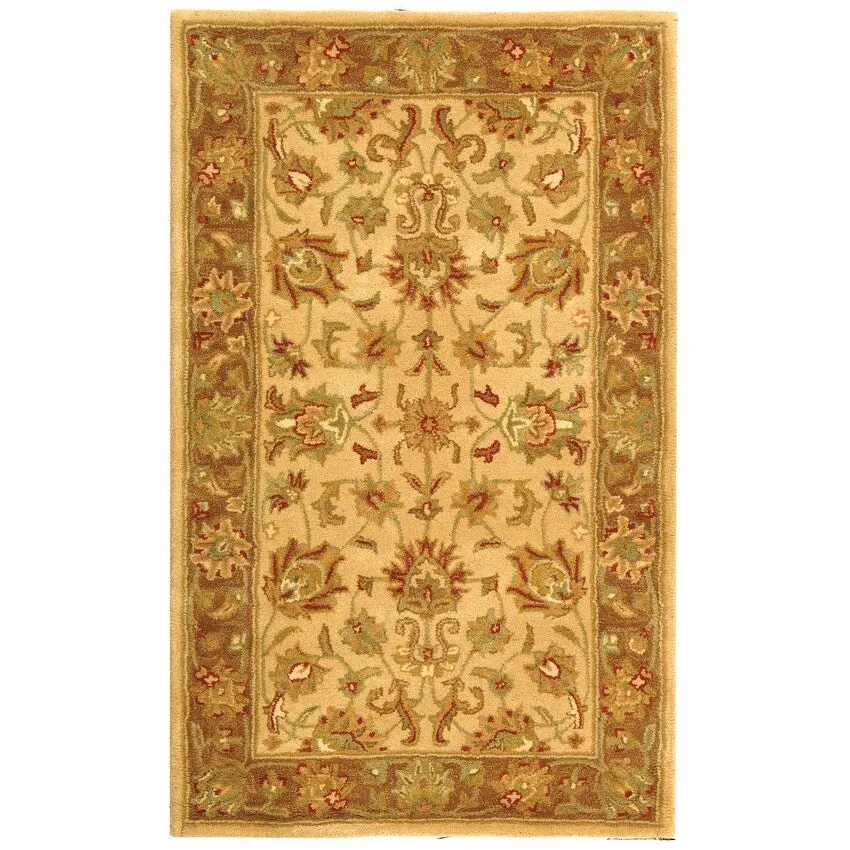 SAFAVIEH Handmade Heritage Kimono Traditional Oriental Wool Rug