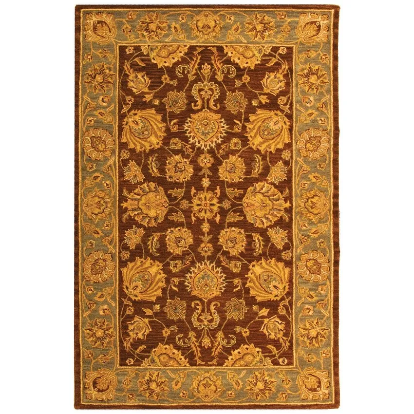 SAFAVIEH Handmade Heritage Kimono Traditional Oriental Wool Rug