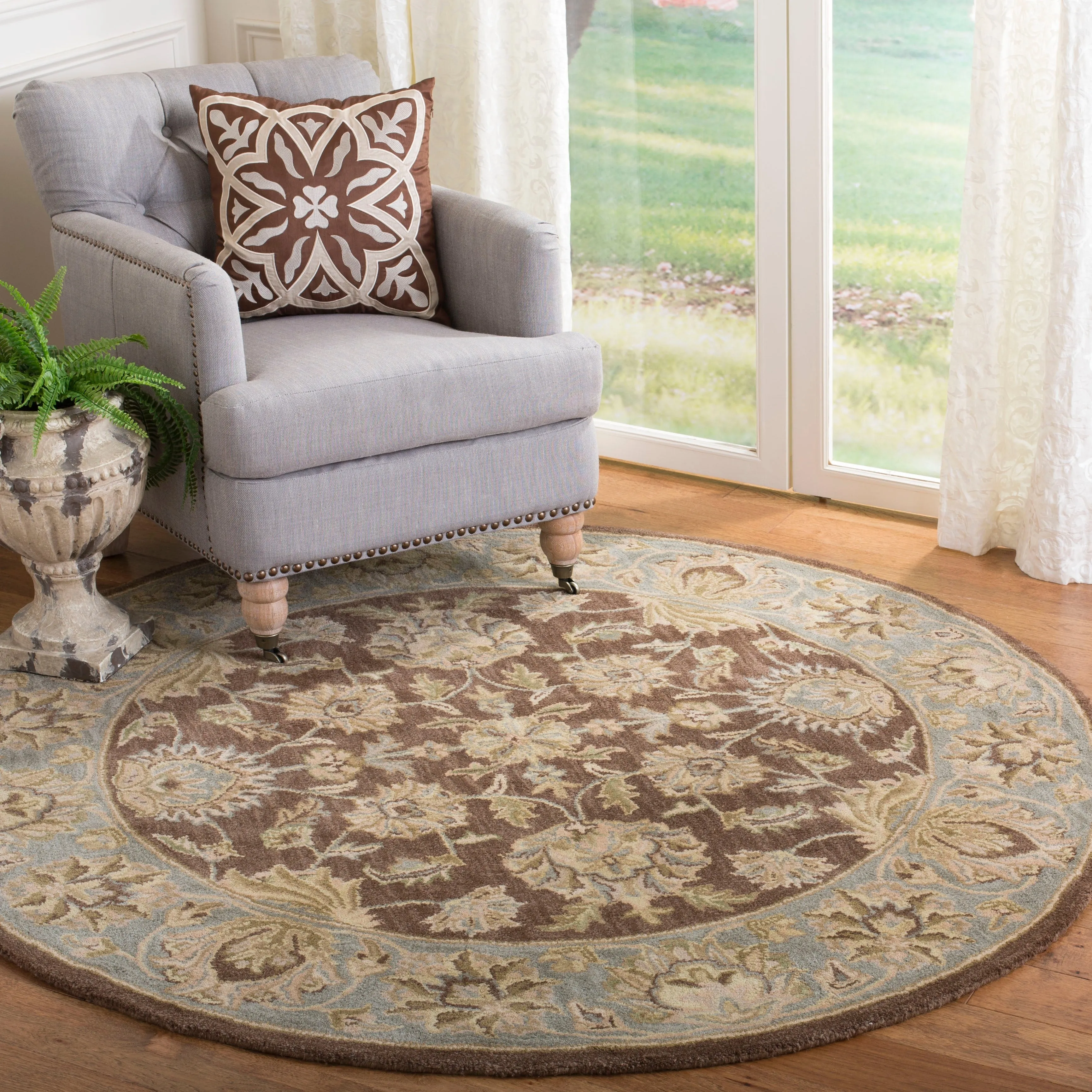 SAFAVIEH Handmade Heritage Kimono Traditional Oriental Wool Rug