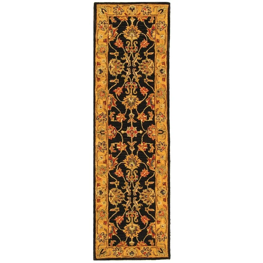 SAFAVIEH Handmade Heritage Kimono Traditional Oriental Wool Rug