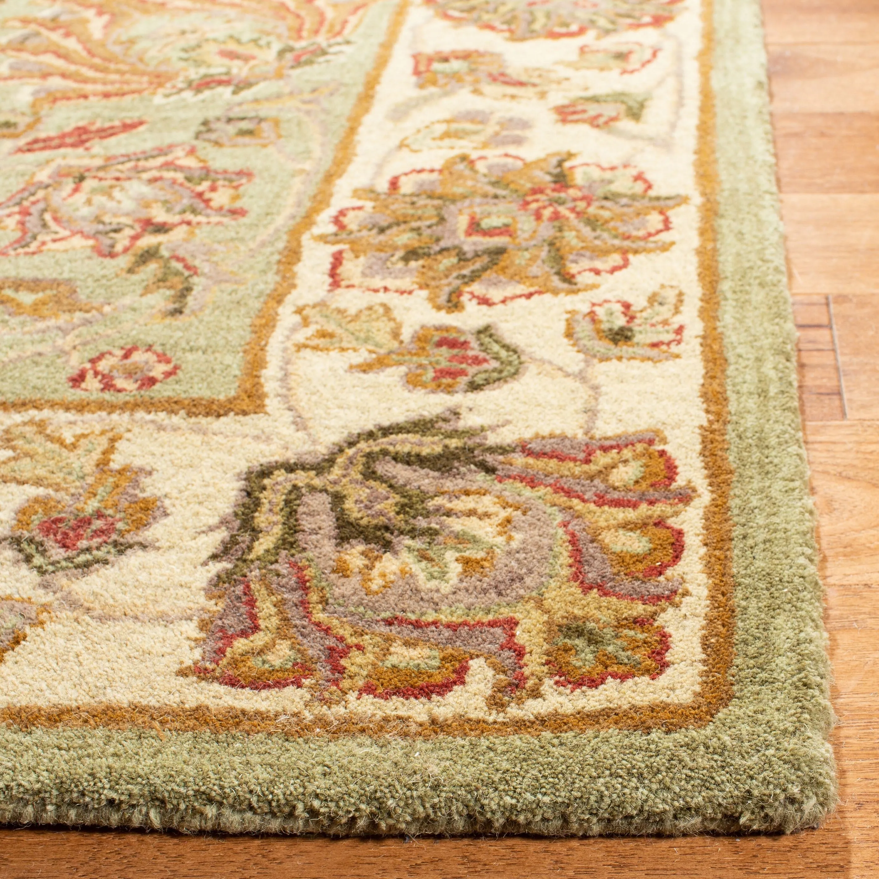 SAFAVIEH Handmade Heritage Kimono Traditional Oriental Wool Rug