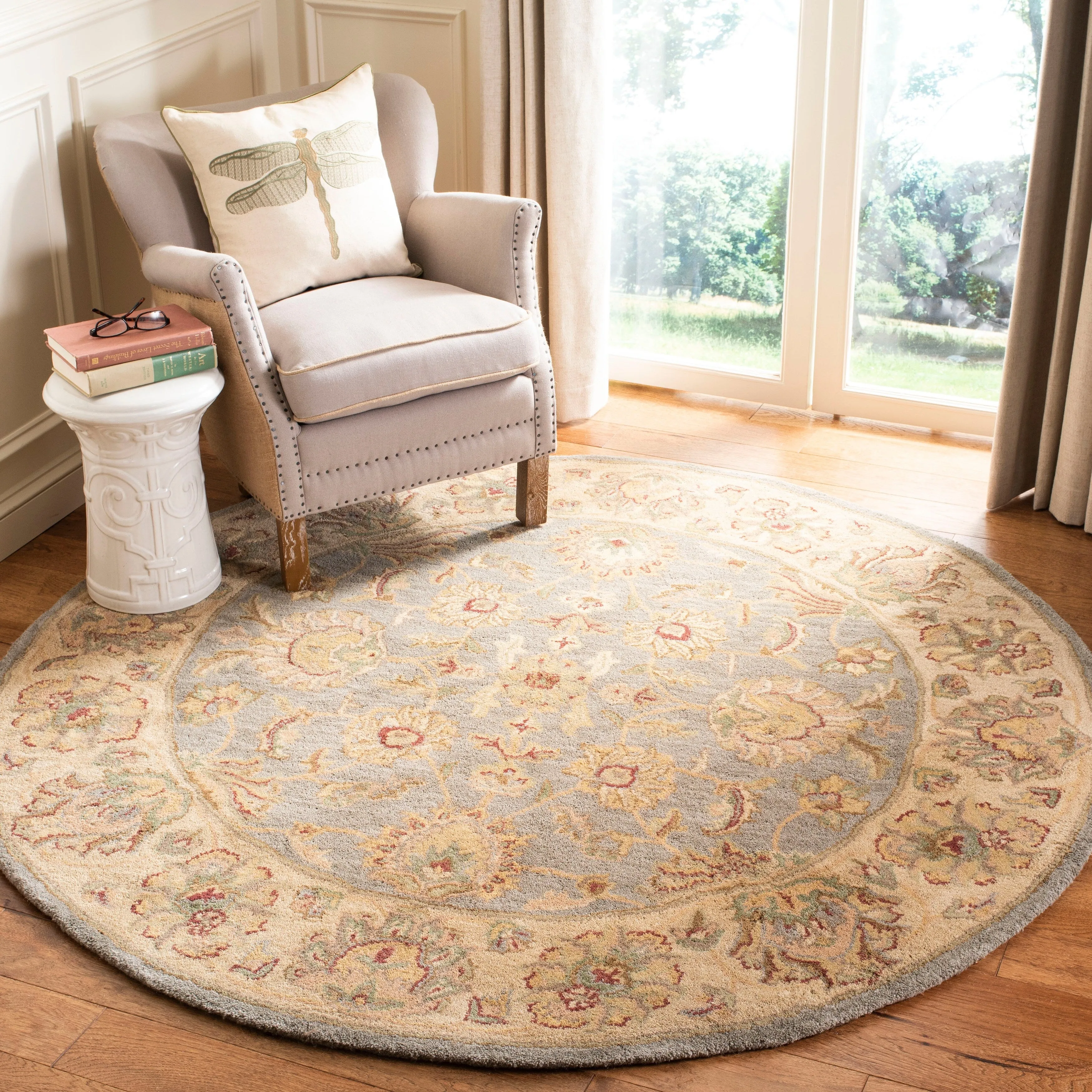 SAFAVIEH Handmade Heritage Kimono Traditional Oriental Wool Rug