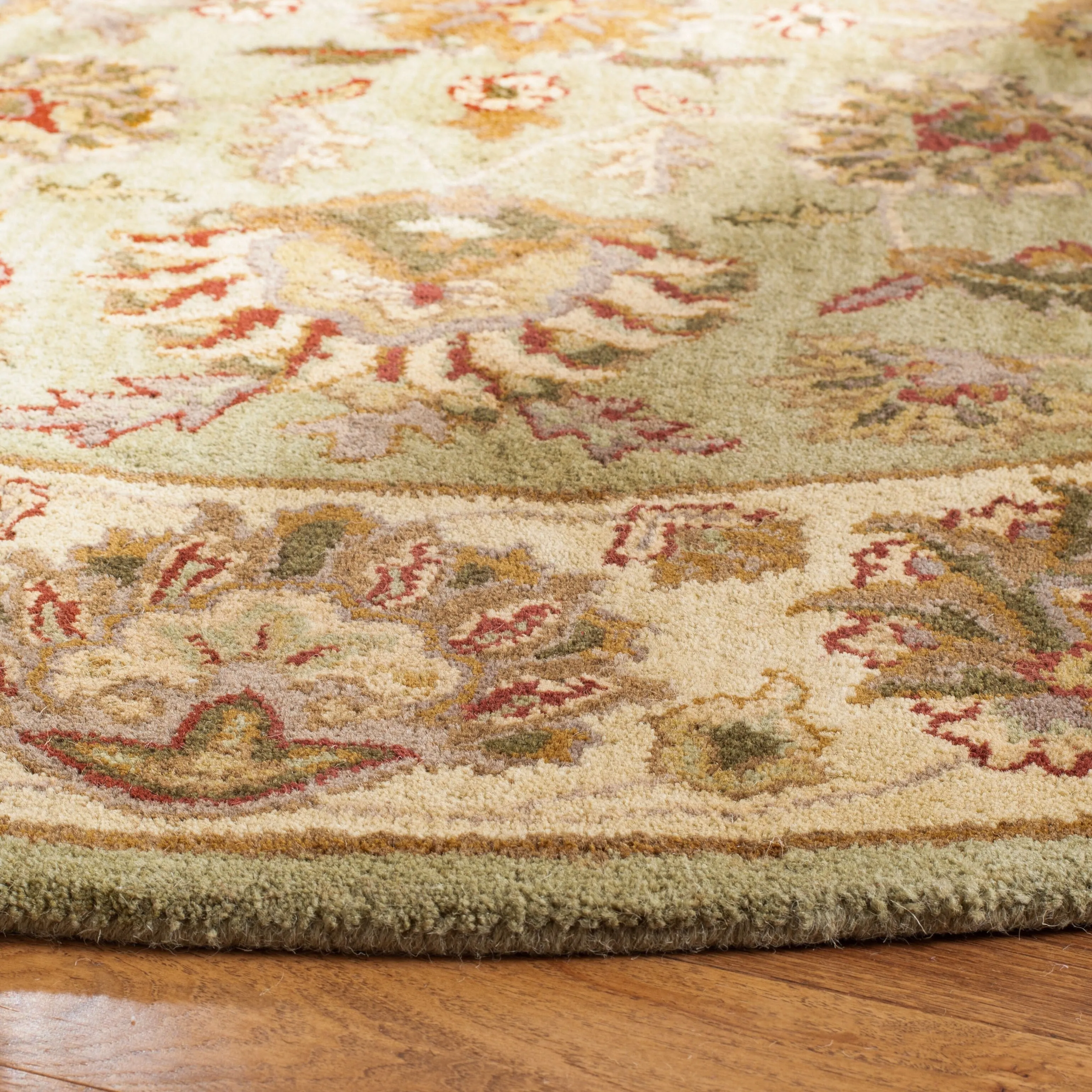 SAFAVIEH Handmade Heritage Kimono Traditional Oriental Wool Rug