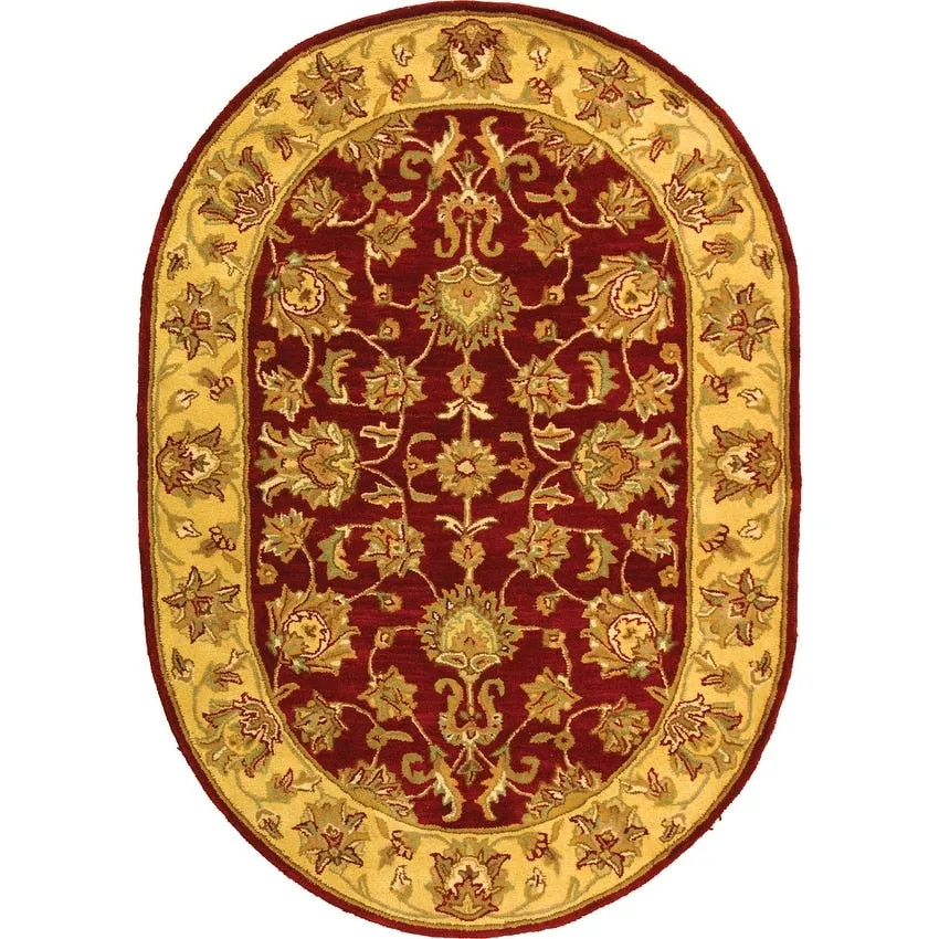 SAFAVIEH Handmade Heritage Kimono Traditional Oriental Wool Rug
