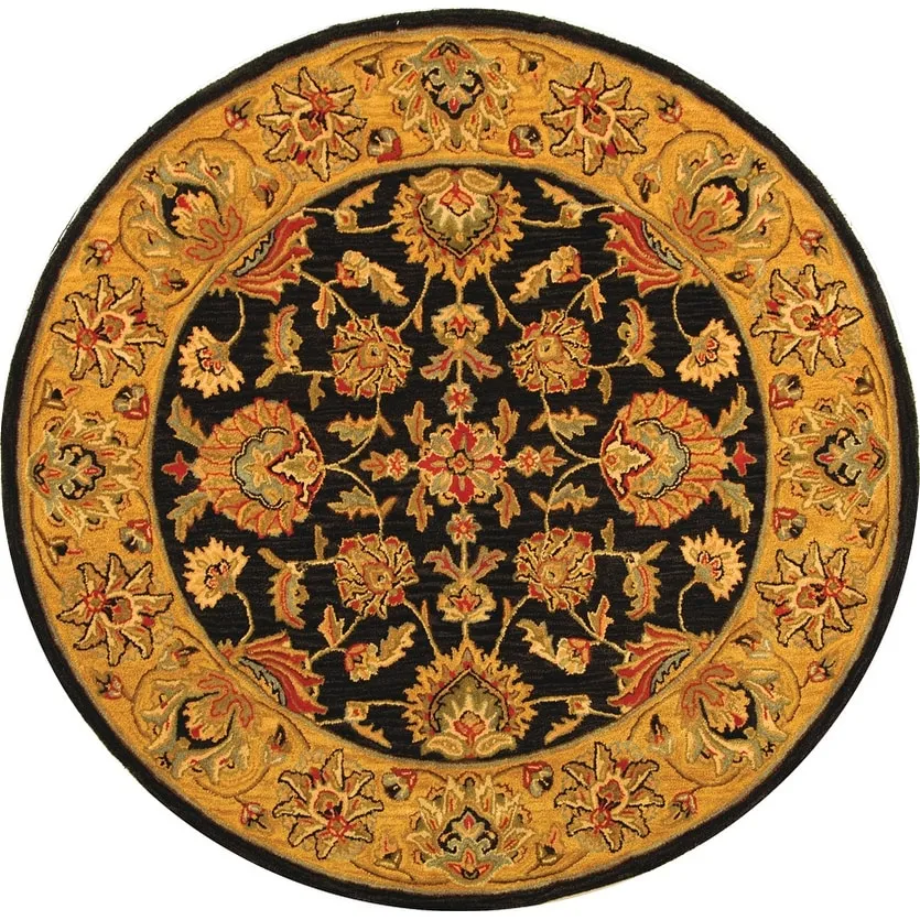 SAFAVIEH Handmade Heritage Kimono Traditional Oriental Wool Rug