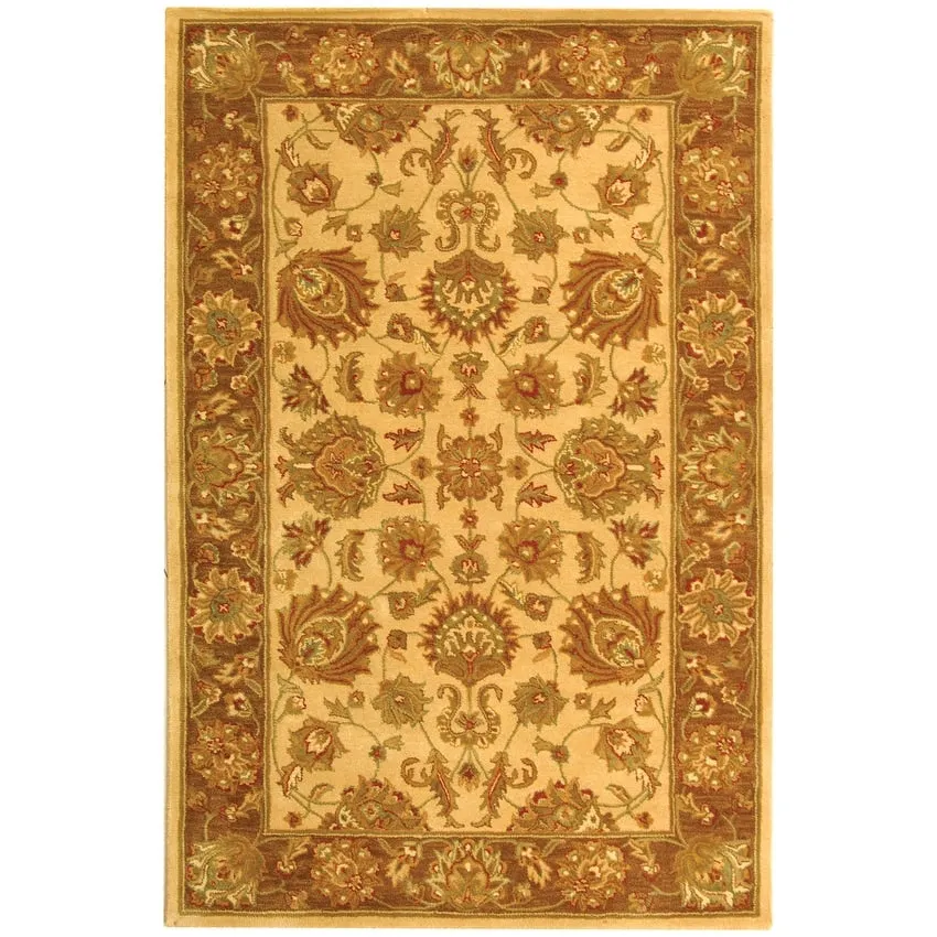 SAFAVIEH Handmade Heritage Kimono Traditional Oriental Wool Rug
