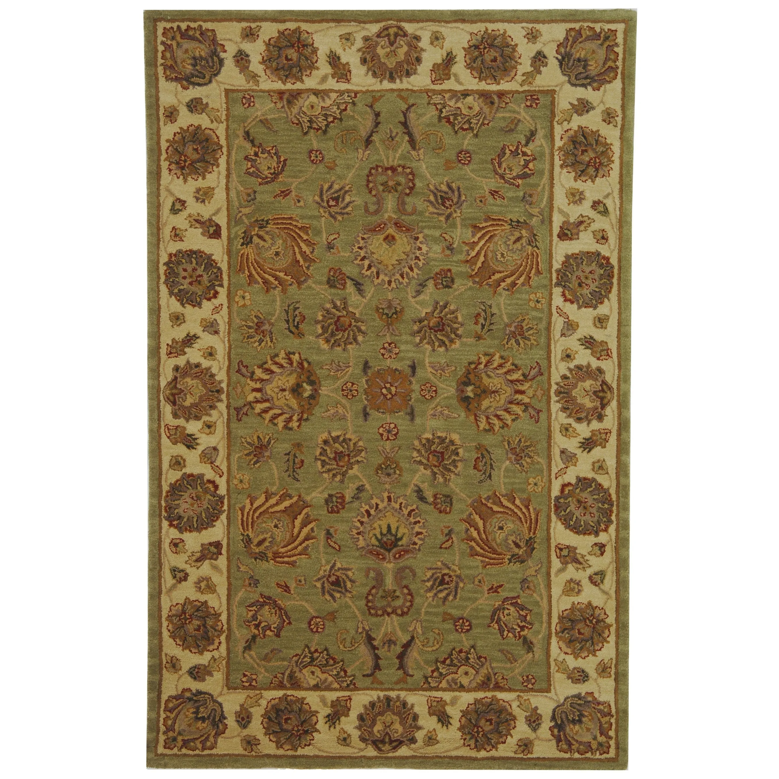SAFAVIEH Handmade Heritage Kimono Traditional Oriental Wool Rug