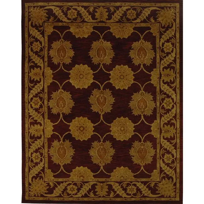 SAFAVIEH Handmade Heritage Lehte Traditional Oriental Wool Rug