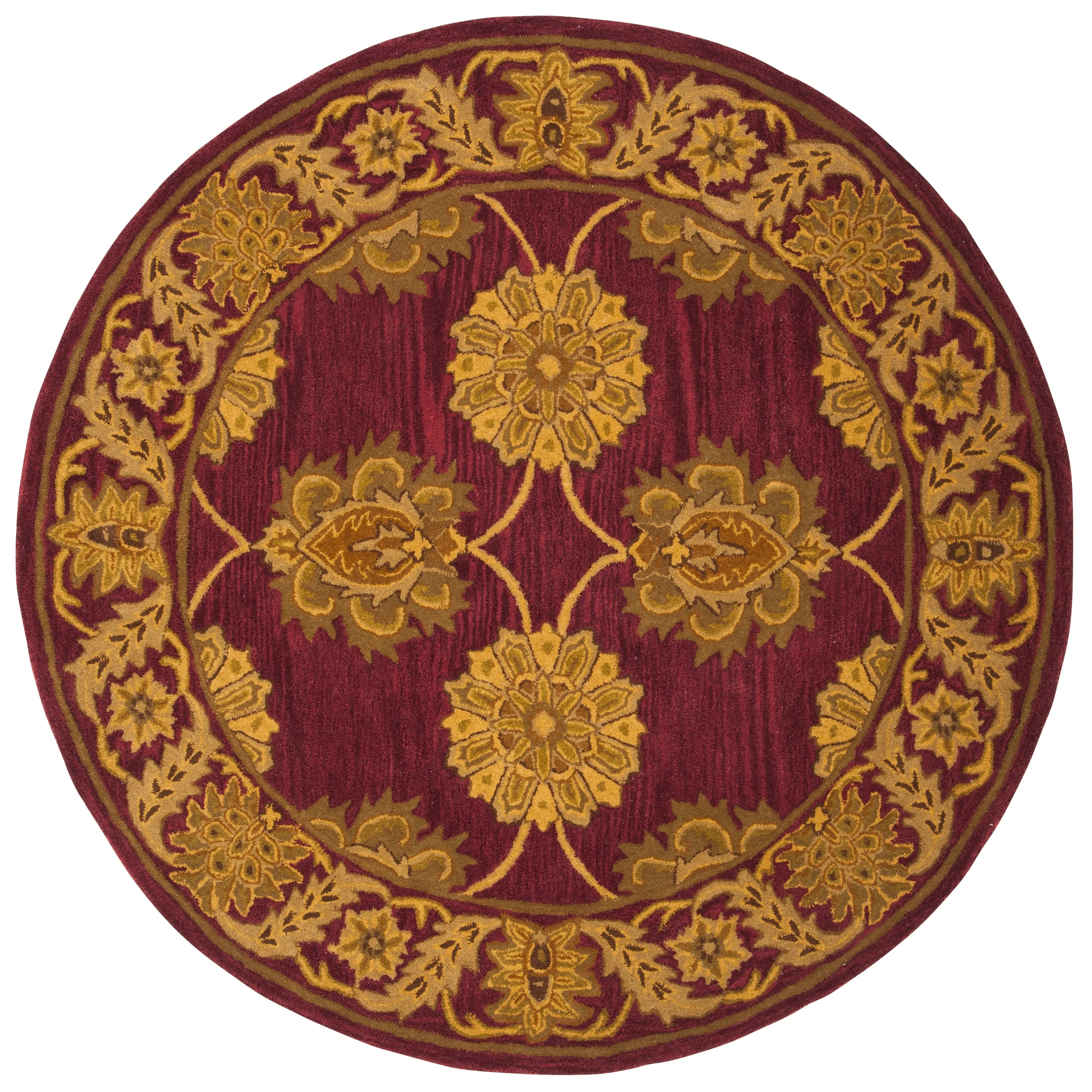 SAFAVIEH Handmade Heritage Lehte Traditional Oriental Wool Rug