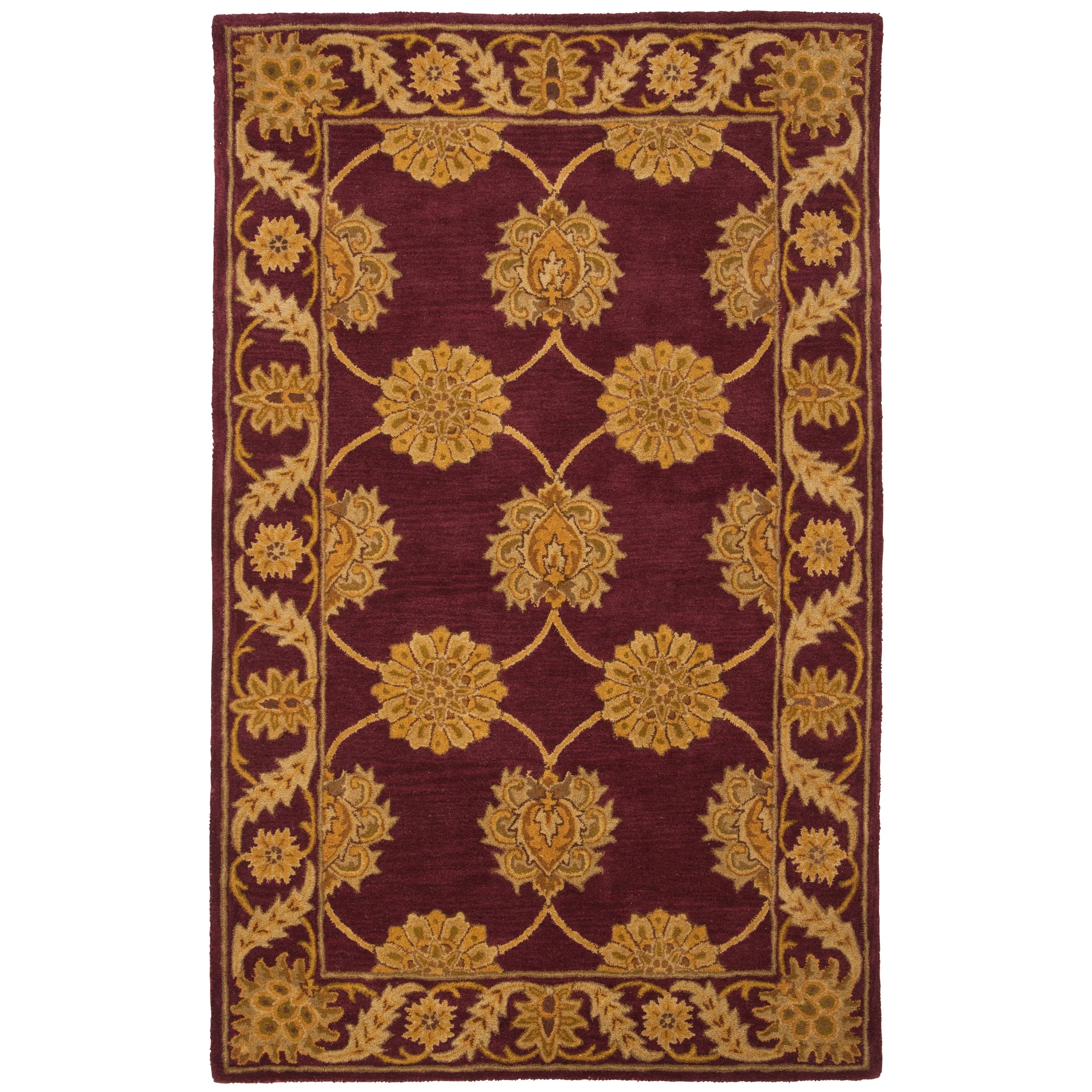 SAFAVIEH Handmade Heritage Lehte Traditional Oriental Wool Rug