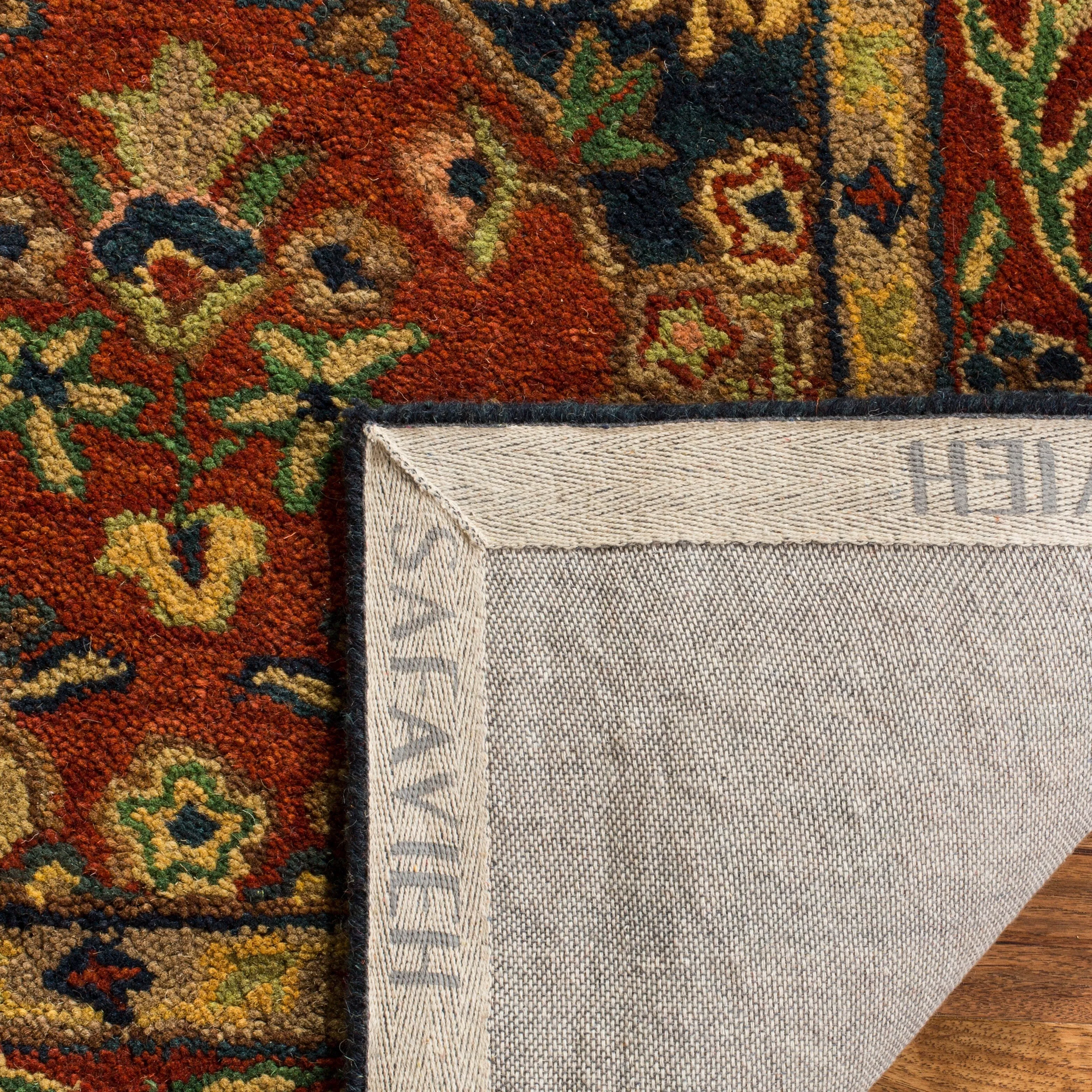 SAFAVIEH Handmade Heritage Reptilian Traditional Oriental Wool Rug