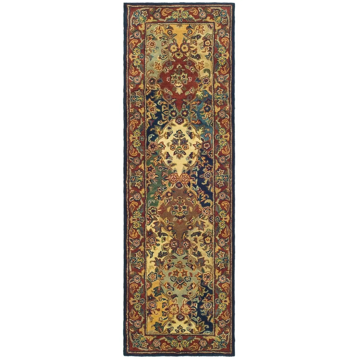 SAFAVIEH Handmade Heritage Reptilian Traditional Oriental Wool Rug