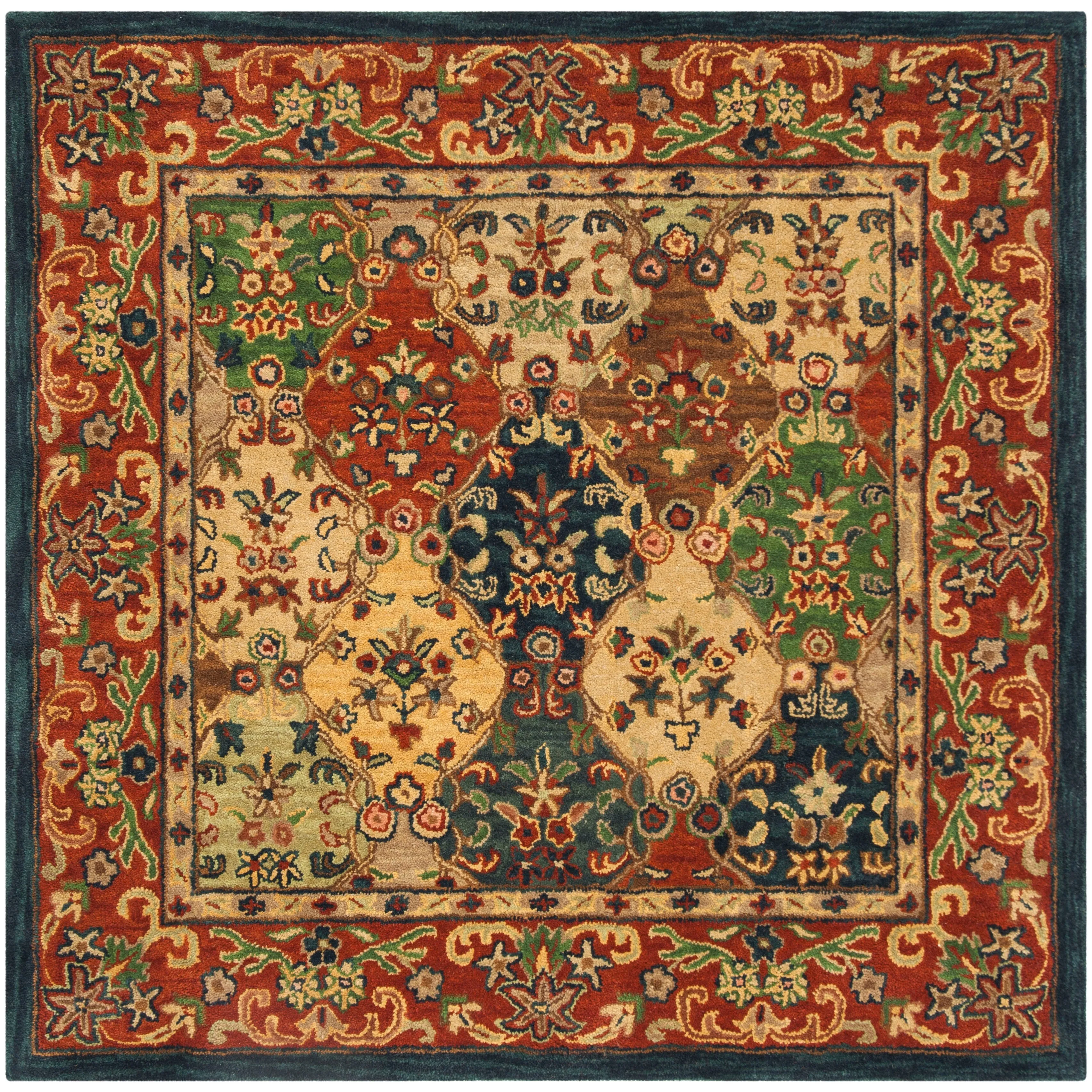 SAFAVIEH Handmade Heritage Reptilian Traditional Oriental Wool Rug