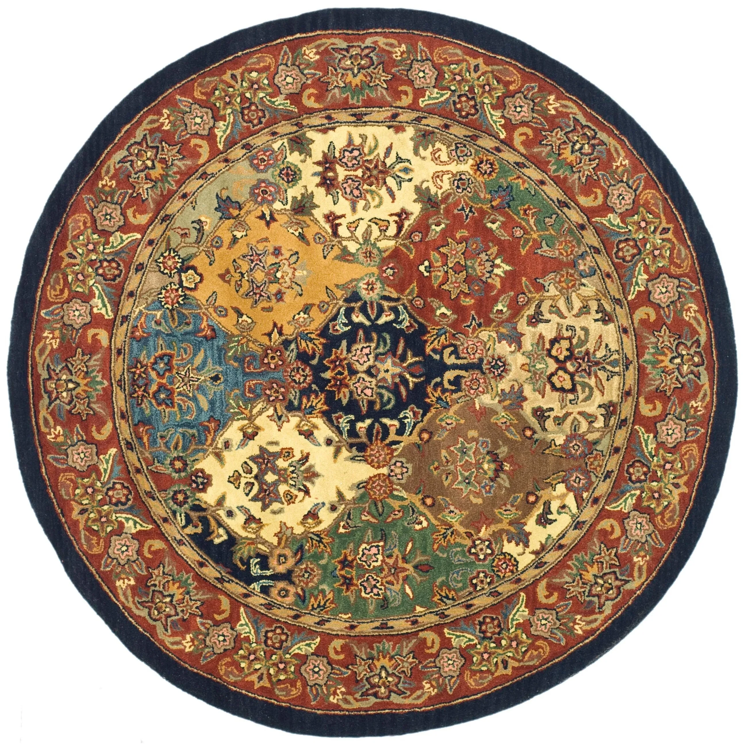 SAFAVIEH Handmade Heritage Reptilian Traditional Oriental Wool Rug