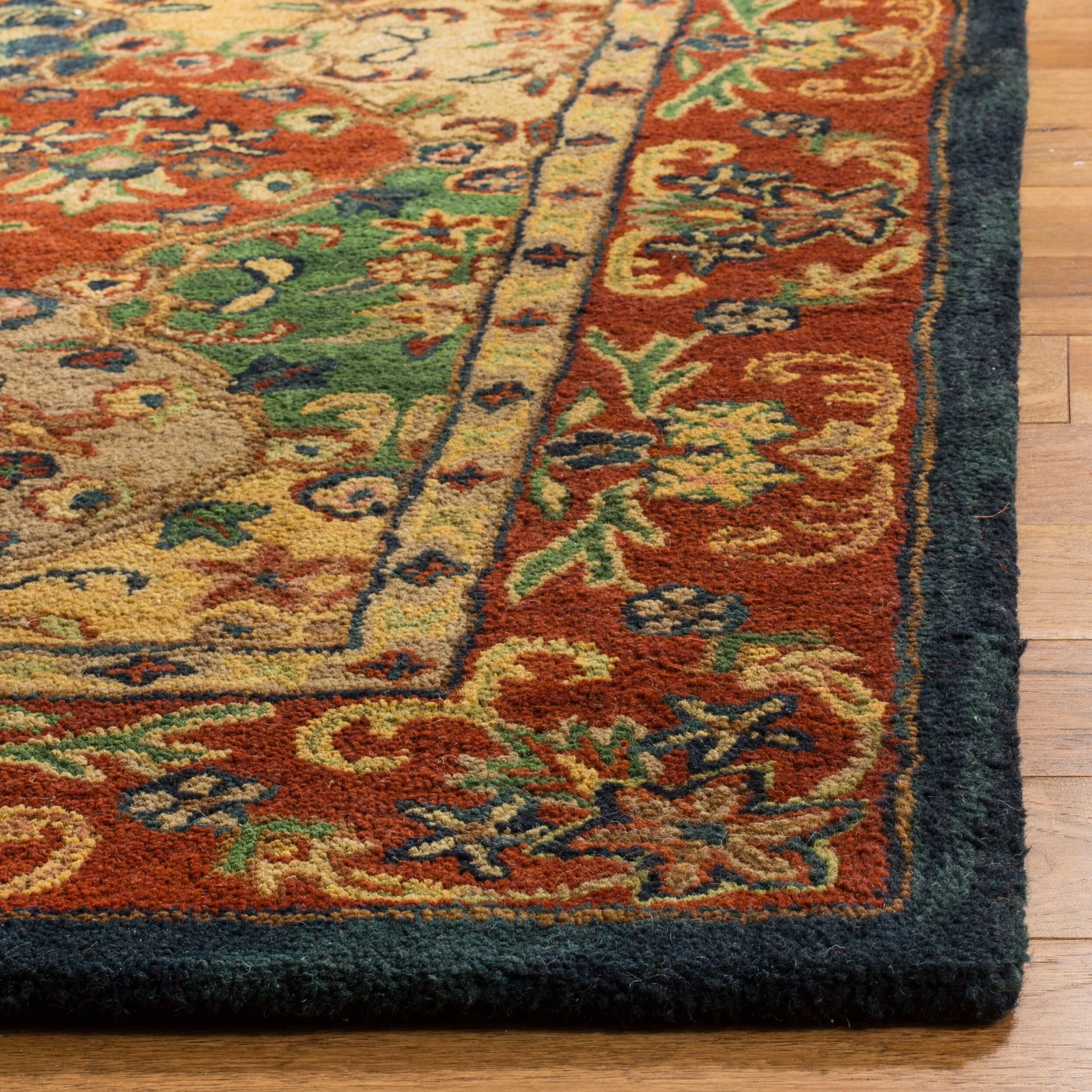 SAFAVIEH Handmade Heritage Reptilian Traditional Oriental Wool Rug