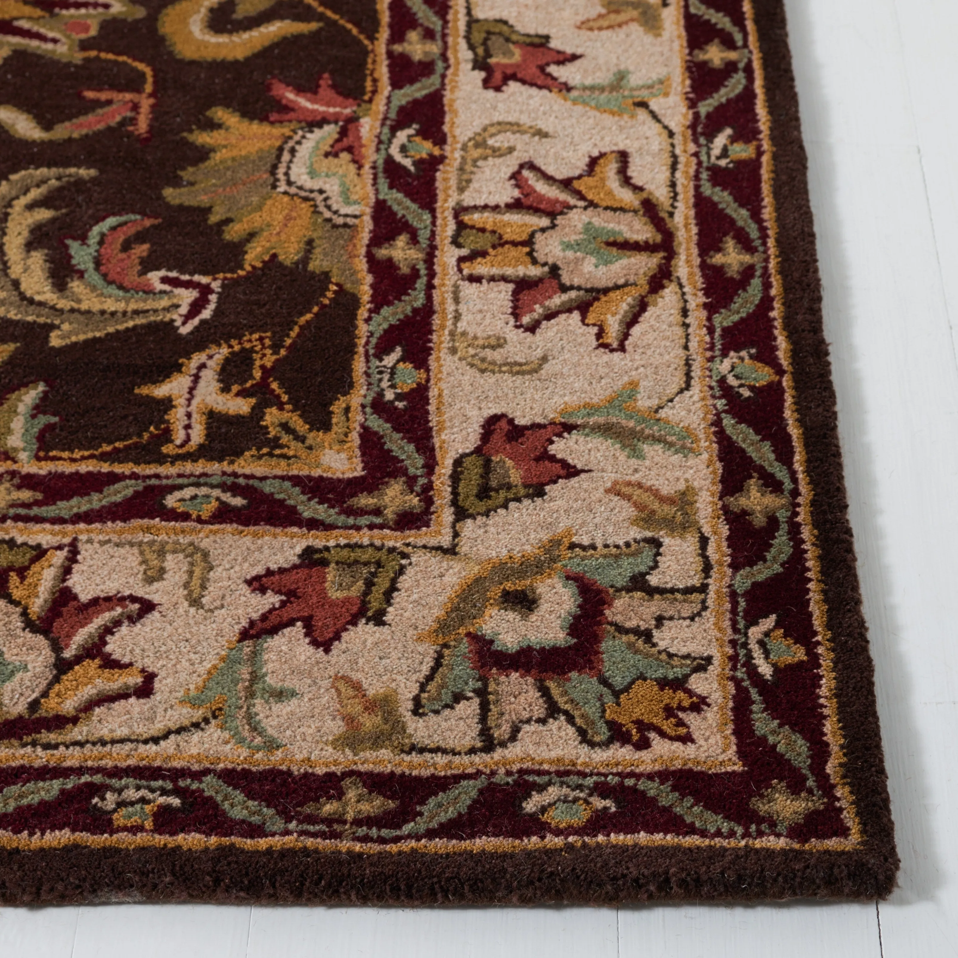SAFAVIEH Handmade Heritage Villa Screen Traditional Oriental Wool Rug