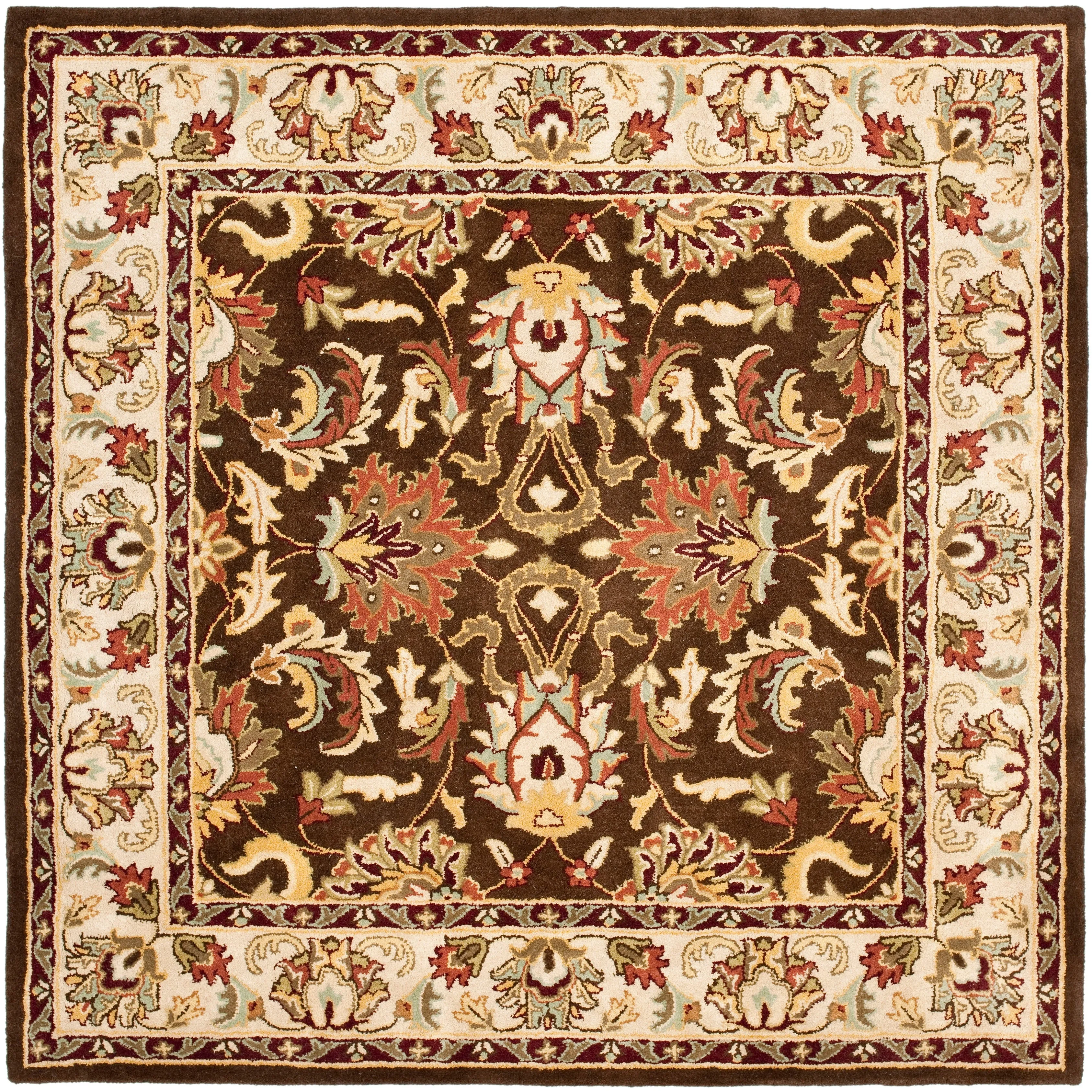 SAFAVIEH Handmade Heritage Villa Screen Traditional Oriental Wool Rug