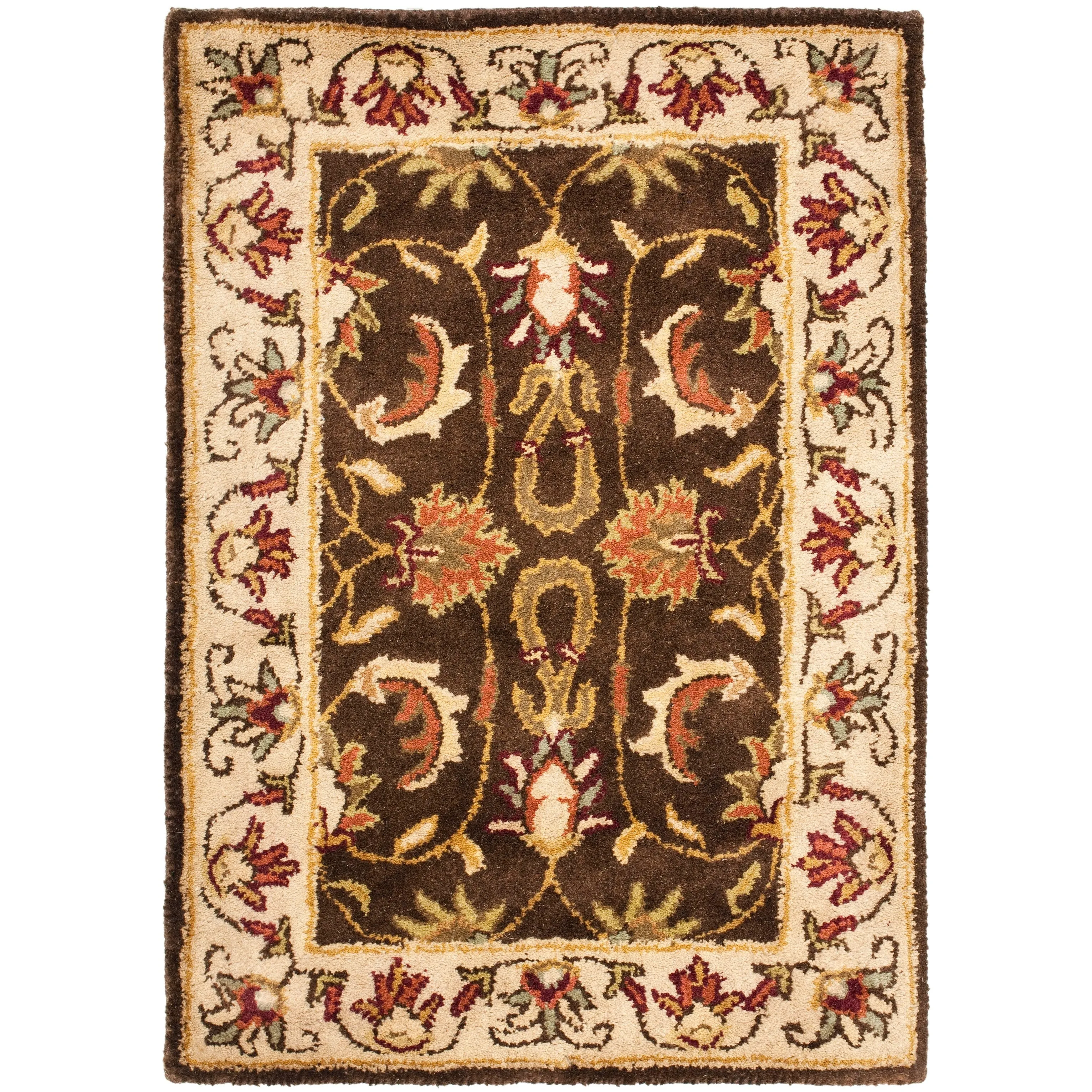 SAFAVIEH Handmade Heritage Villa Screen Traditional Oriental Wool Rug