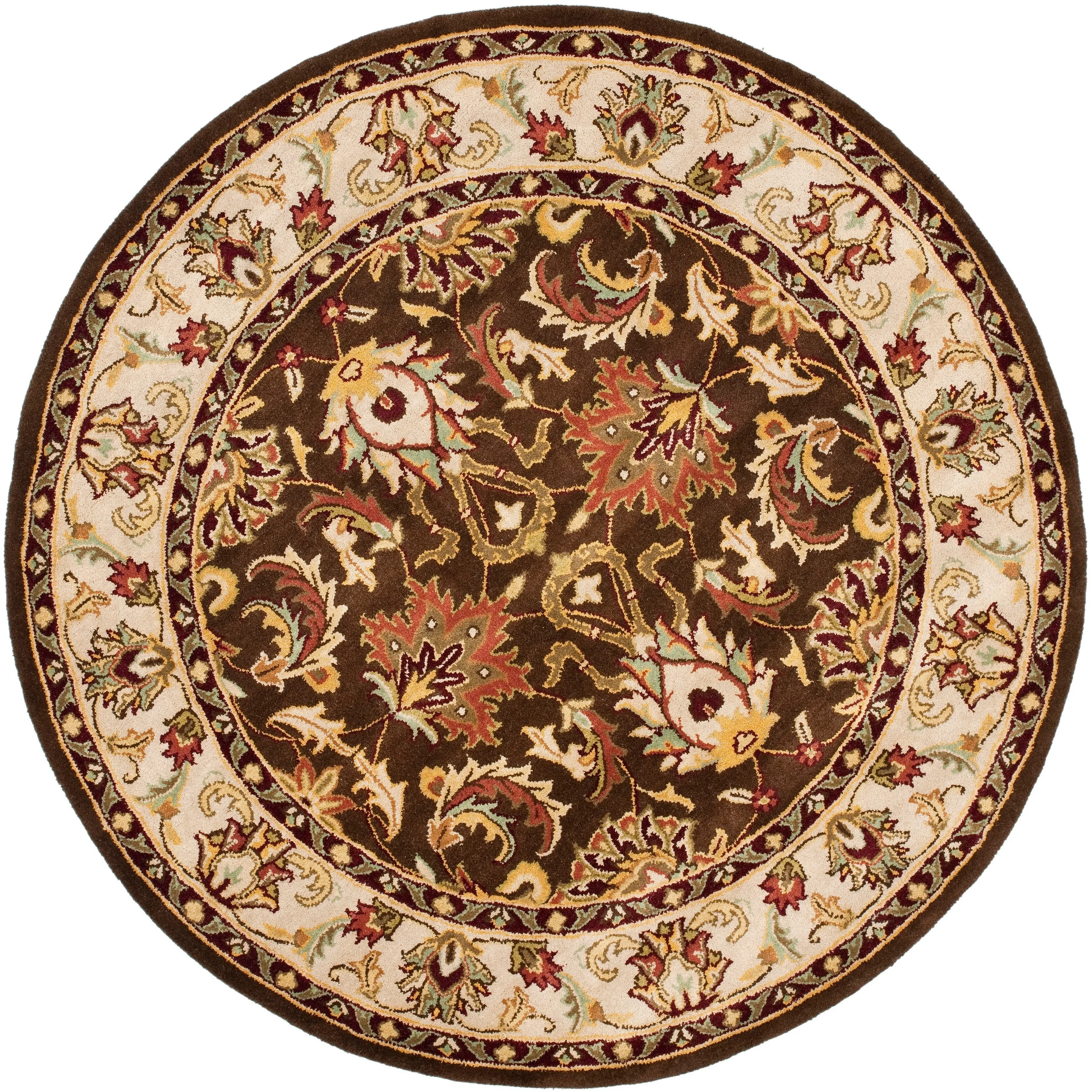 SAFAVIEH Handmade Heritage Villa Screen Traditional Oriental Wool Rug
