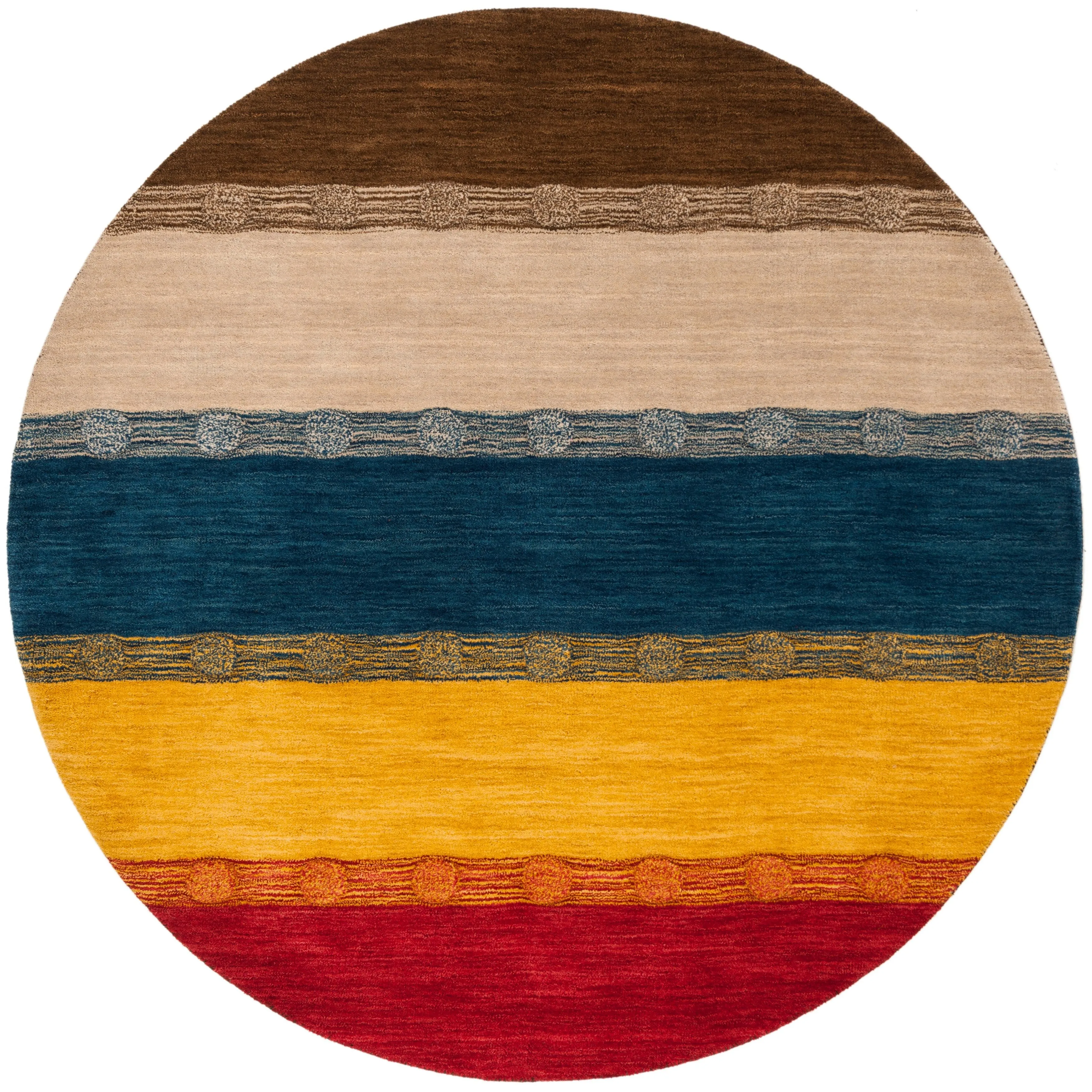 SAFAVIEH Handmade Himalaya Poppy Field Modern Wool Rug