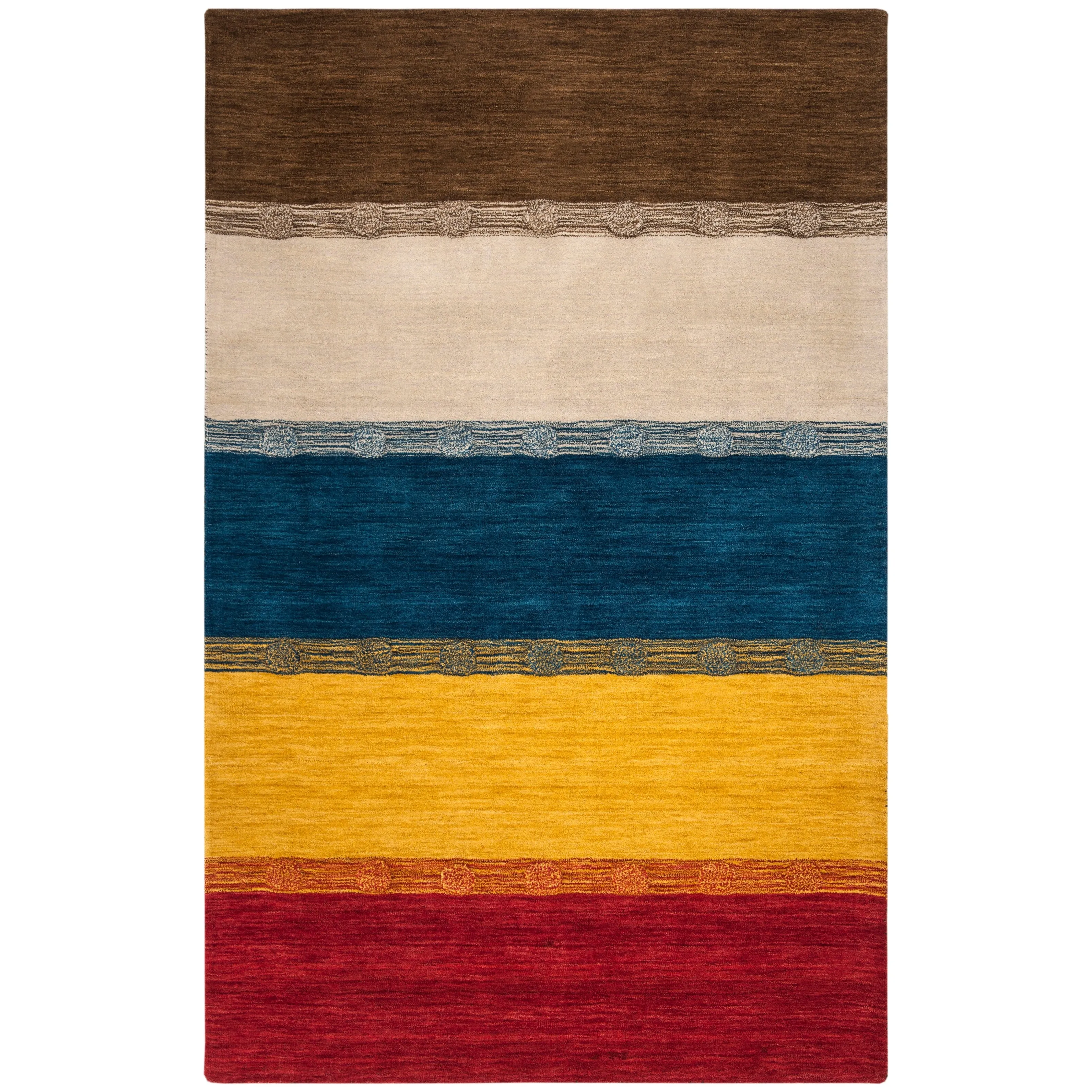 SAFAVIEH Handmade Himalaya Poppy Field Modern Wool Rug