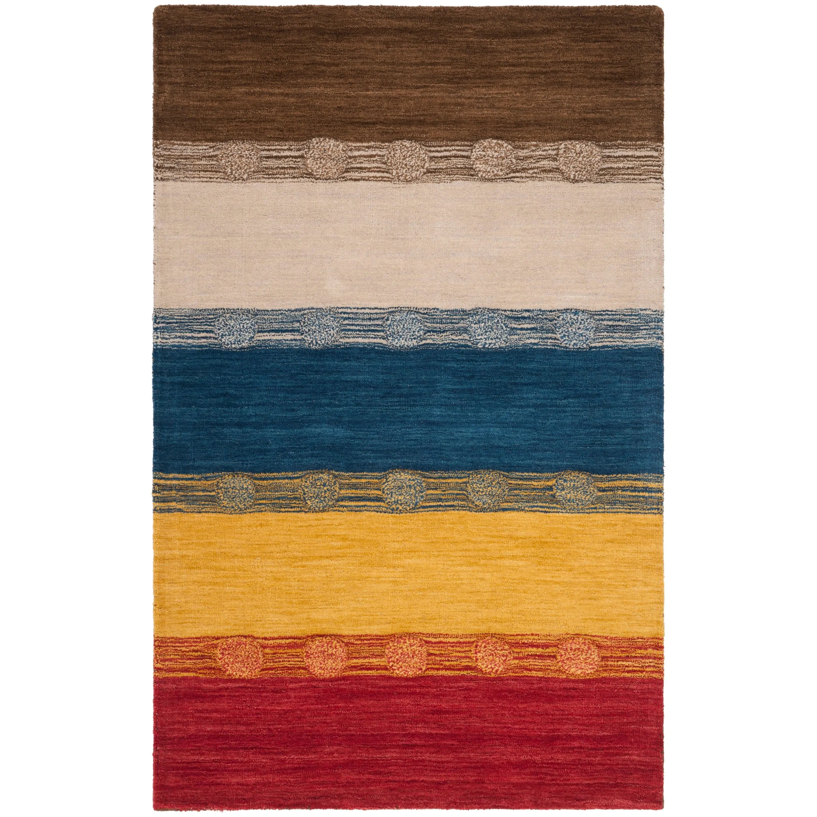 SAFAVIEH Handmade Himalaya Poppy Field Modern Wool Rug
