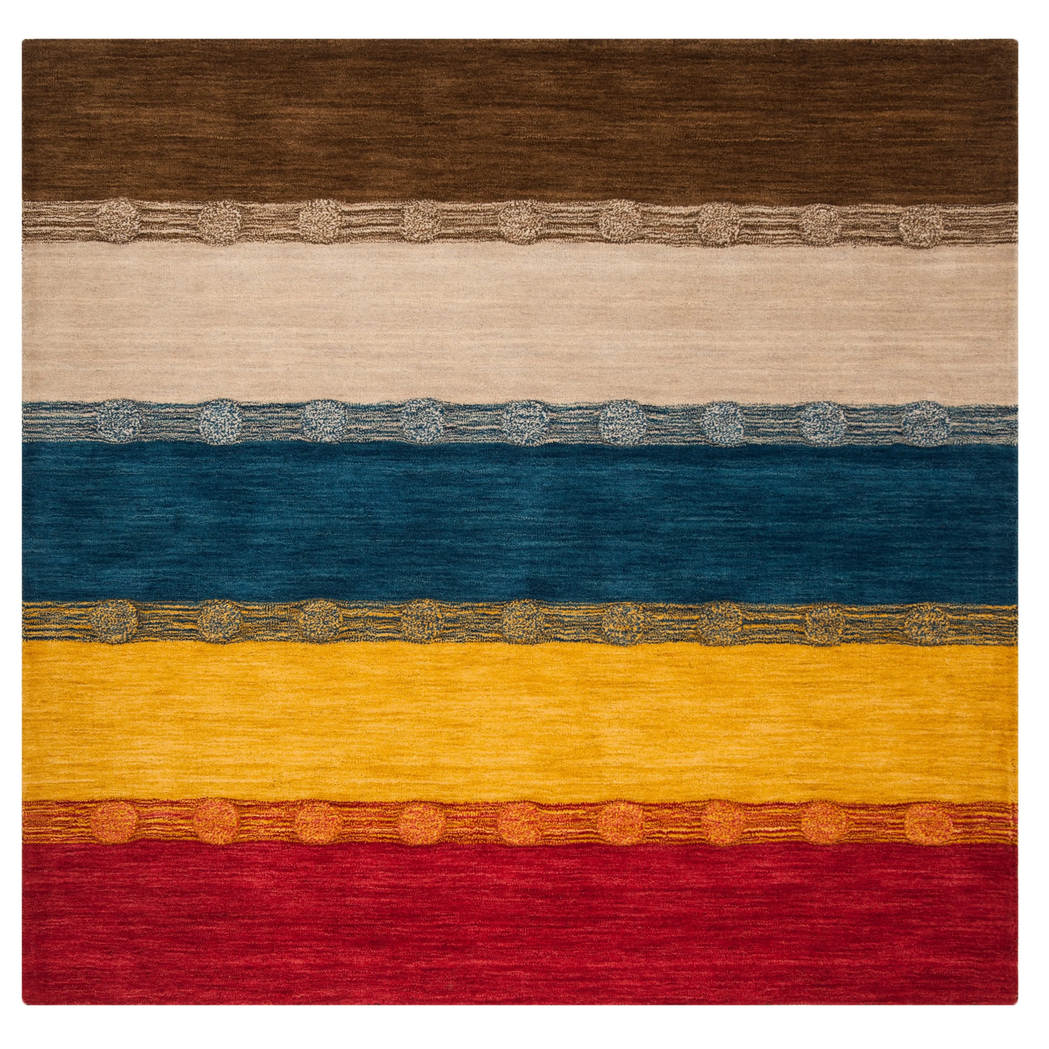 SAFAVIEH Handmade Himalaya Poppy Field Modern Wool Rug