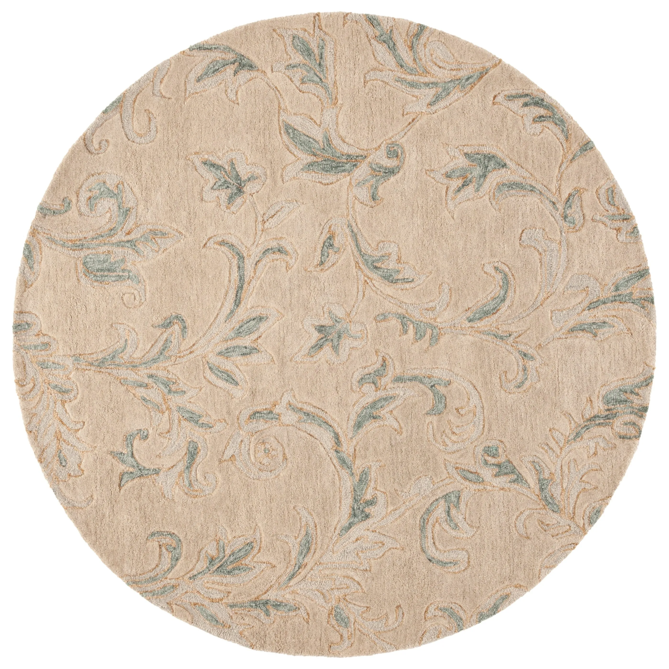 SAFAVIEH. Handmade Jardin Hatsue French Country Floral Wool Rug