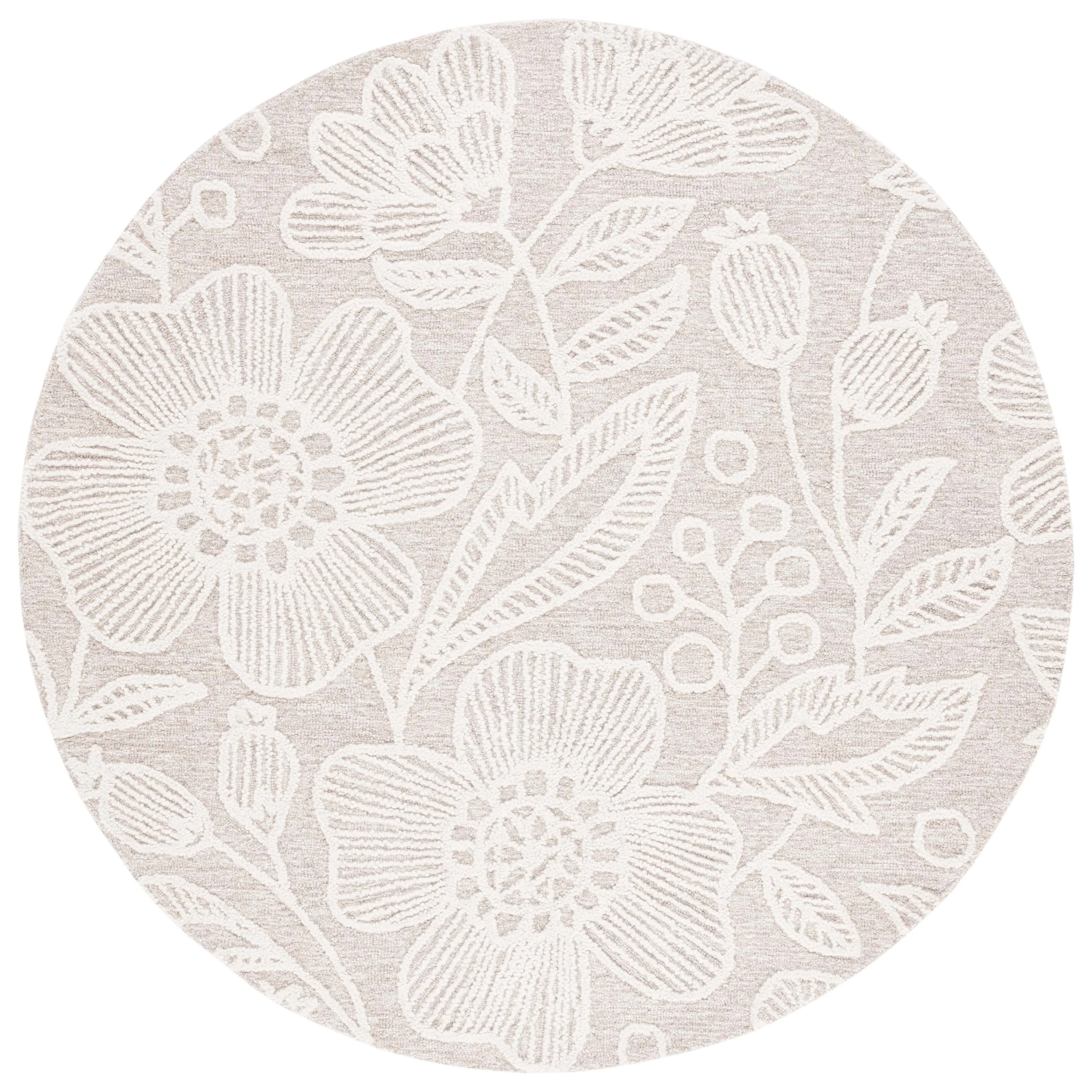 SAFAVIEH Handmade Jardin Kathe Floral Wool Rug