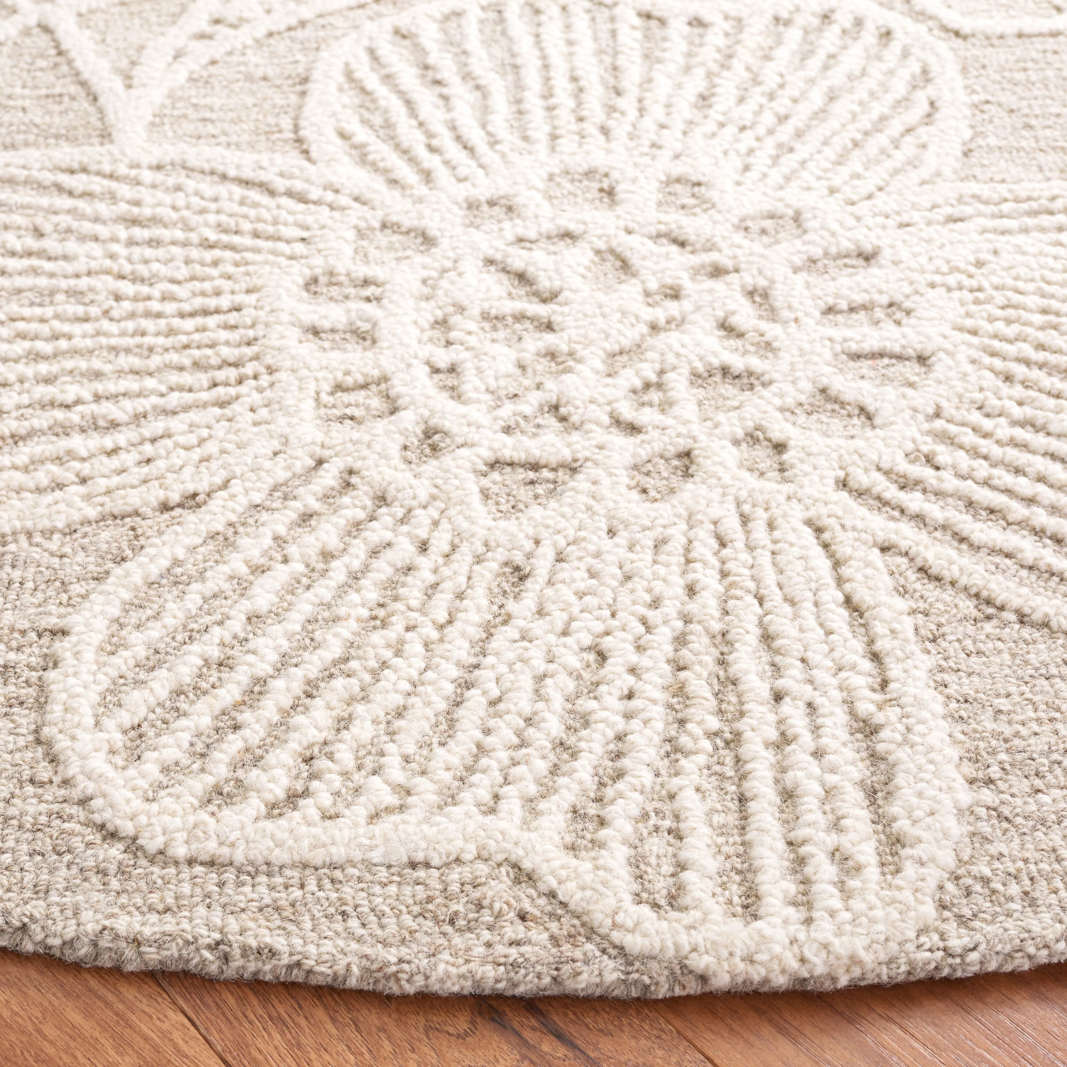 SAFAVIEH Handmade Jardin Kathe Floral Wool Rug