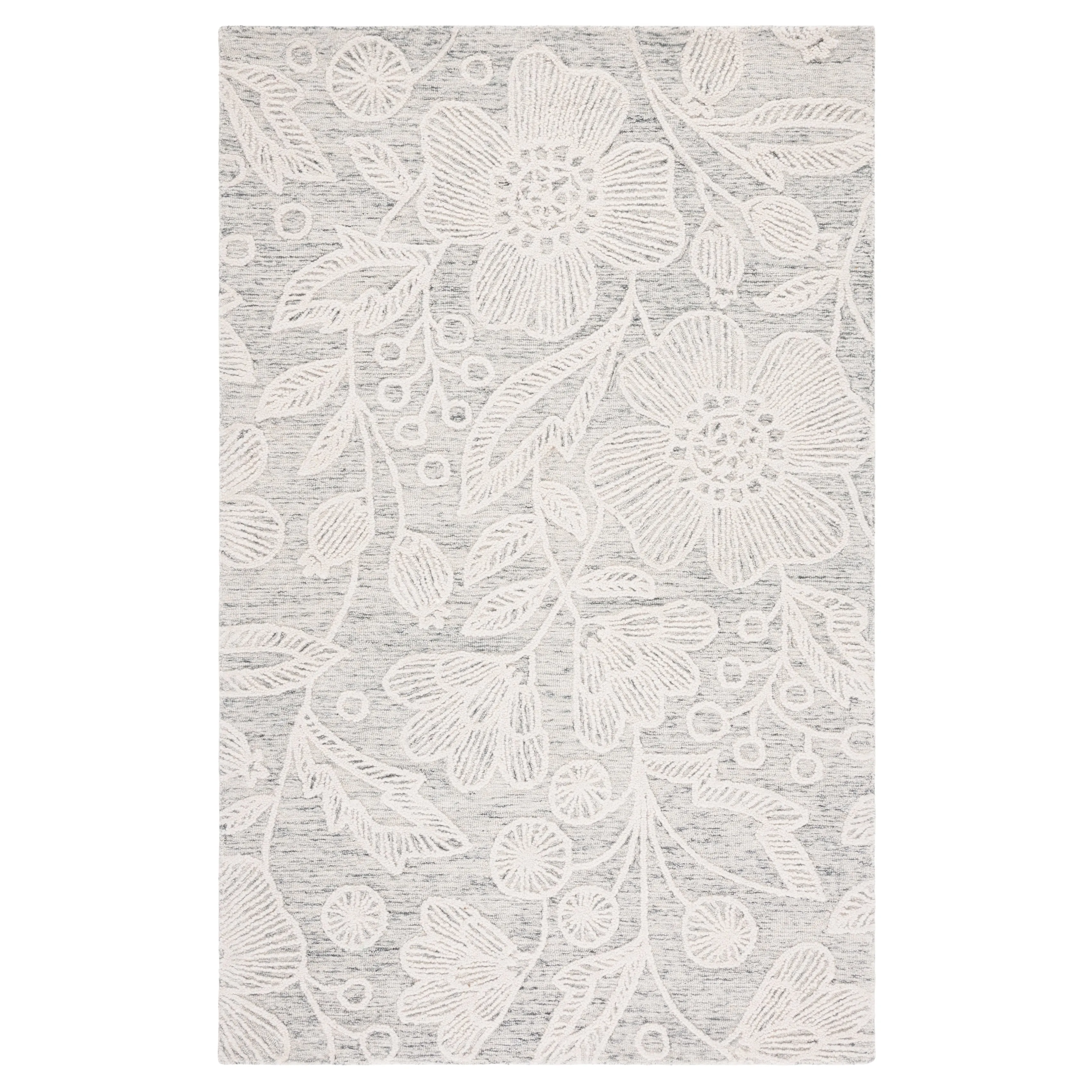 SAFAVIEH Handmade Jardin Kathe Floral Wool Rug